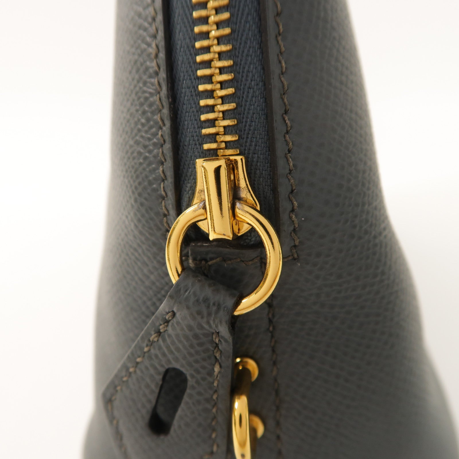 HERMES Epsom皮革Bolide 1923金扣手挽肩背兩用袋Bleu Orage