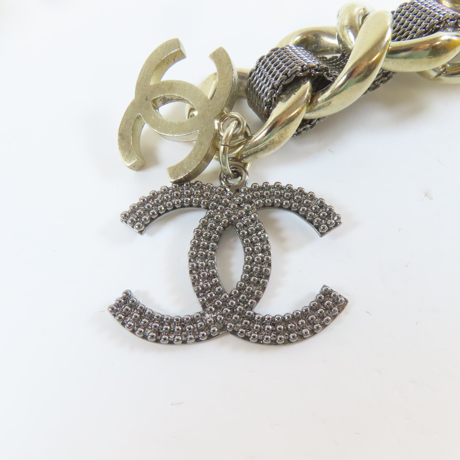 CHANEL 【激減優惠】金屬Chain Belt腰帶金色/銀色