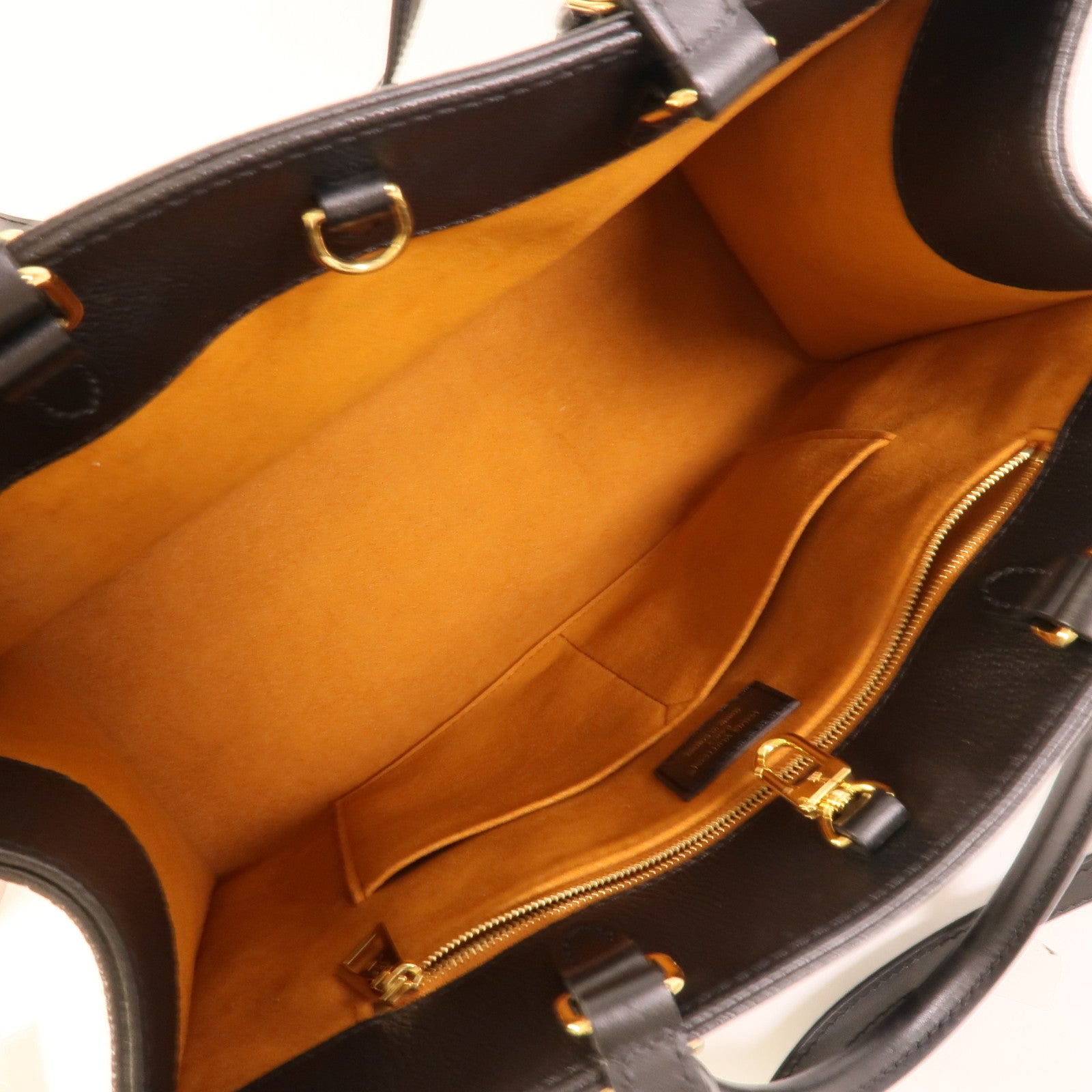 LOUIS VUITTON Monogram Empreinte On The Go MM金扣手挽肩背兩用袋