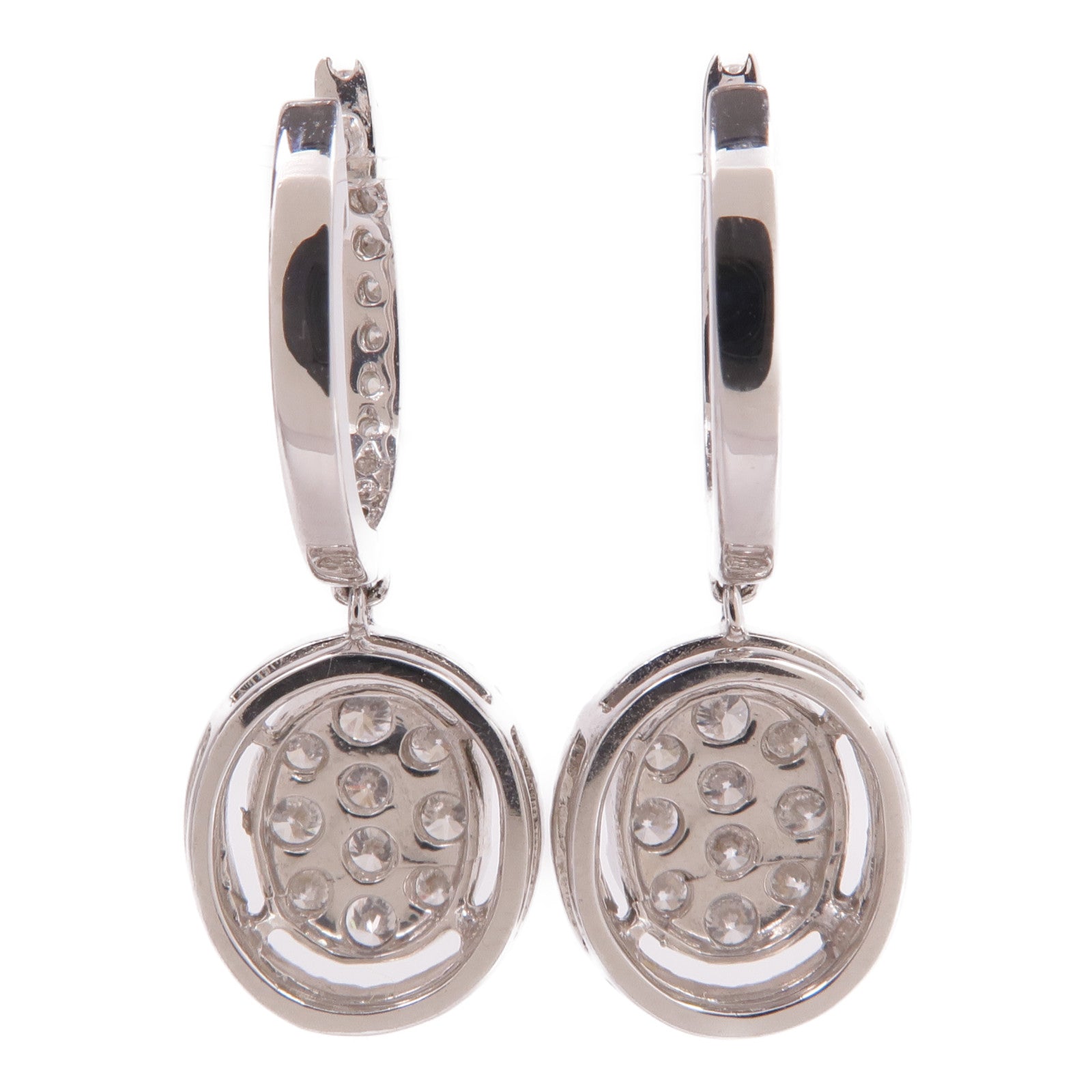 JEWELRY 18K白金Diamond Earrings鑽石耳環