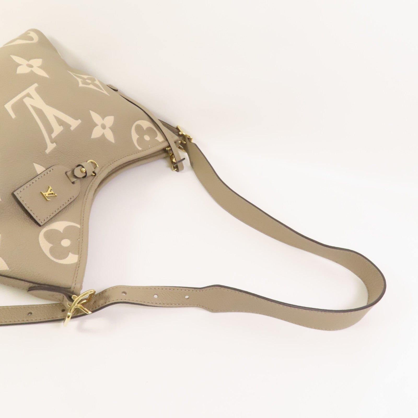 LOUIS VUITTON Monogram Empreinte Carryall PM金扣肩背袋