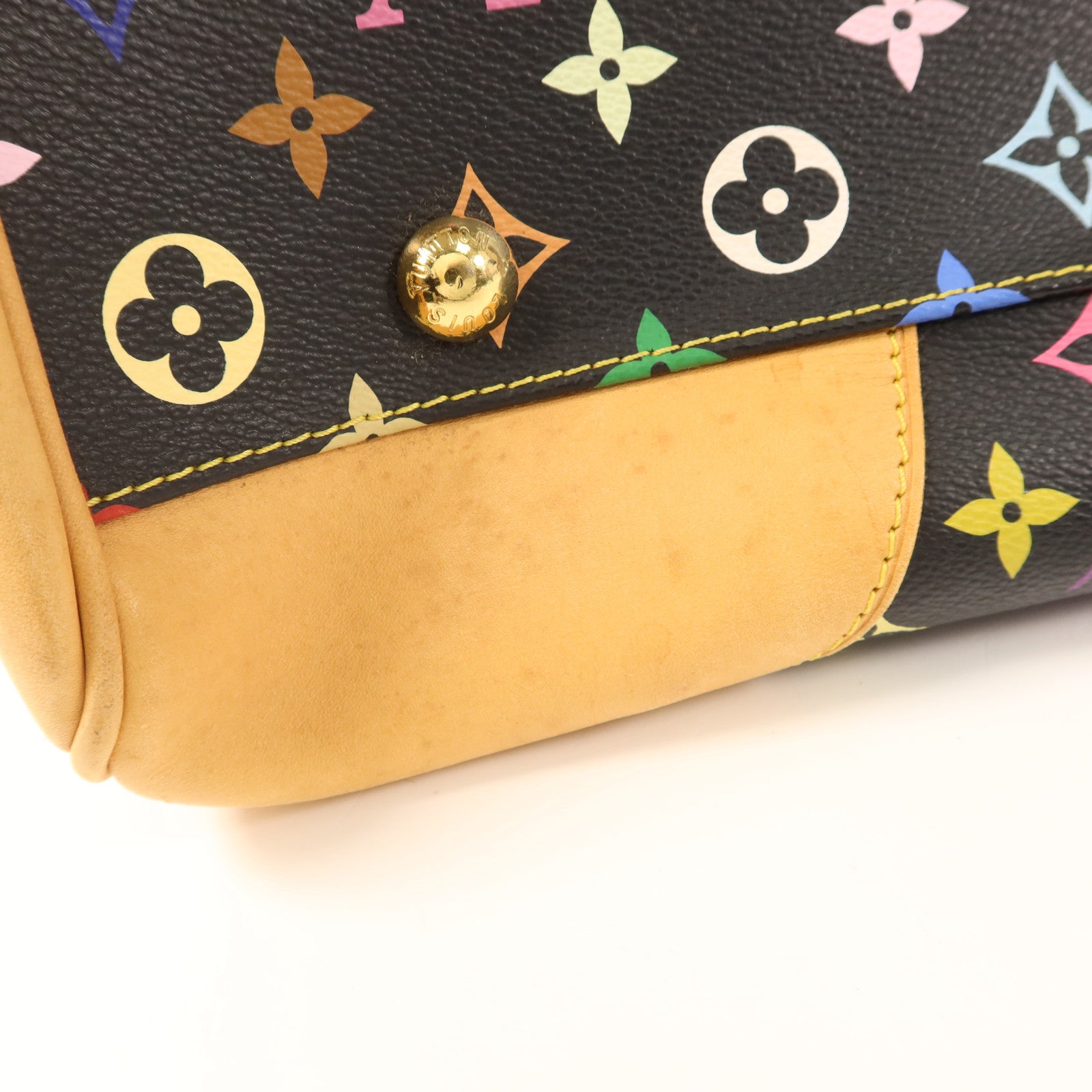 LOUIS VUITTON Monogram Multicolore Beverly GM金扣肩背袋