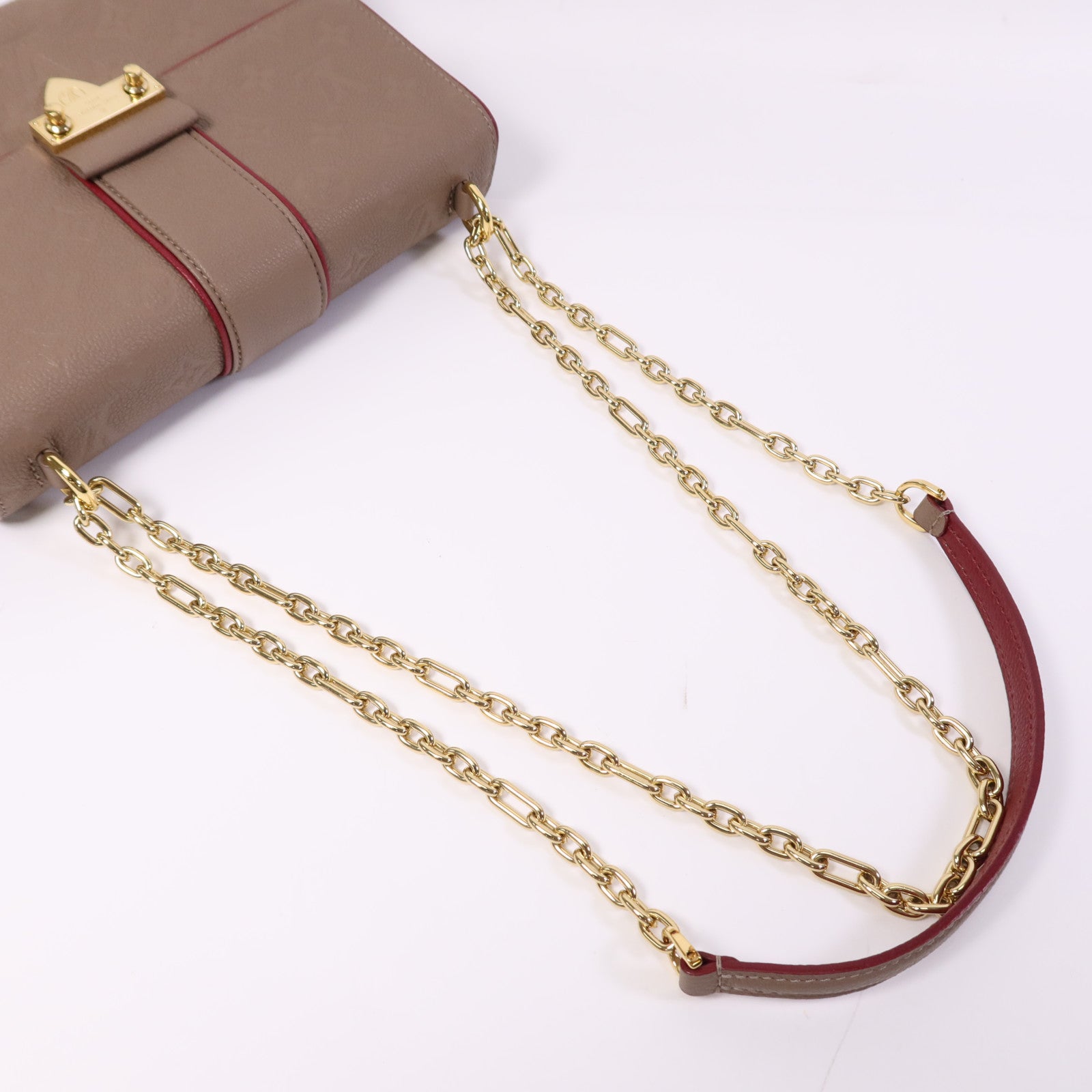 LOUIS VUITTON Monogram Empreinte Saint Sulpice金扣肩背袋