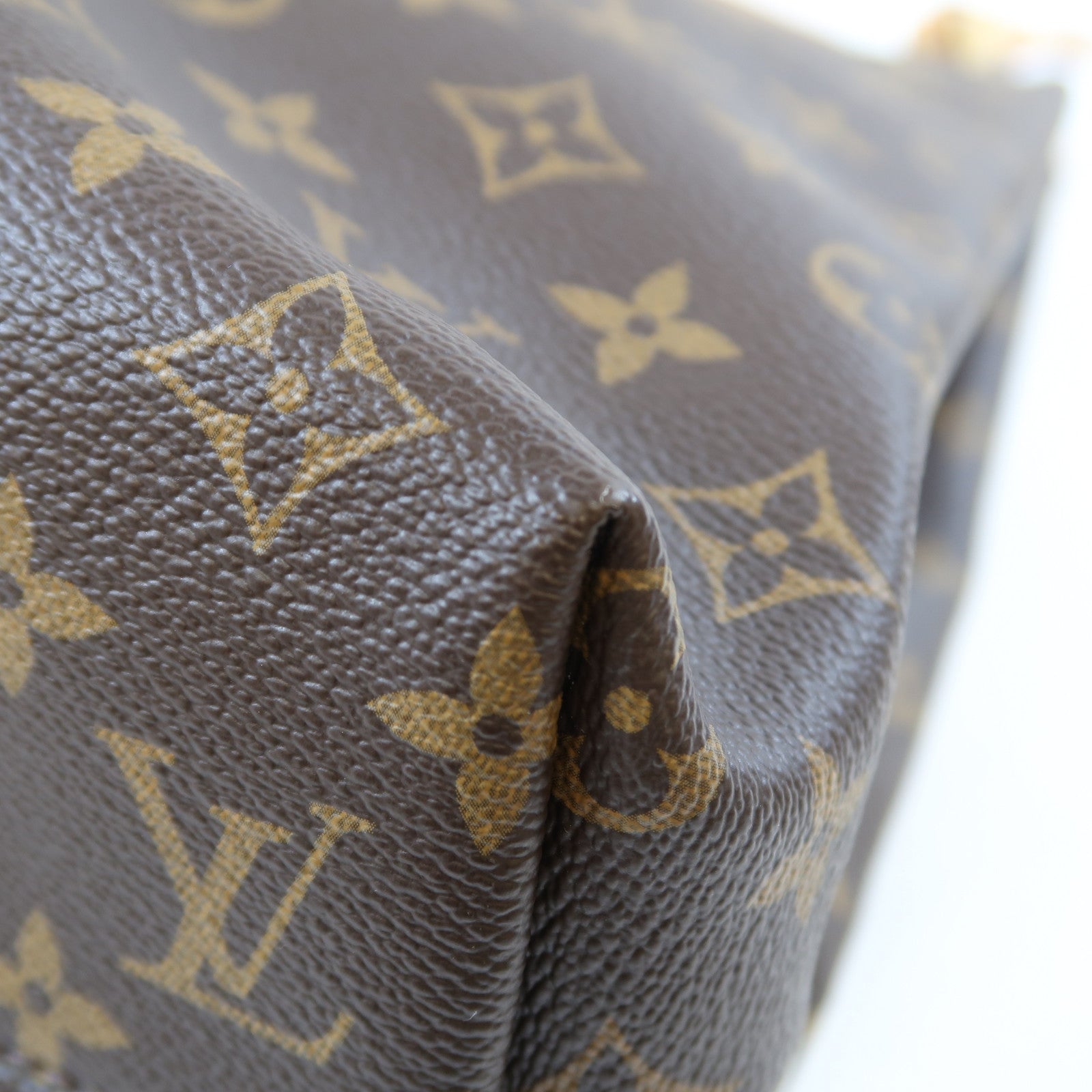 LOUIS VUITTON Monogram Graceful MM金扣肩背袋啡色