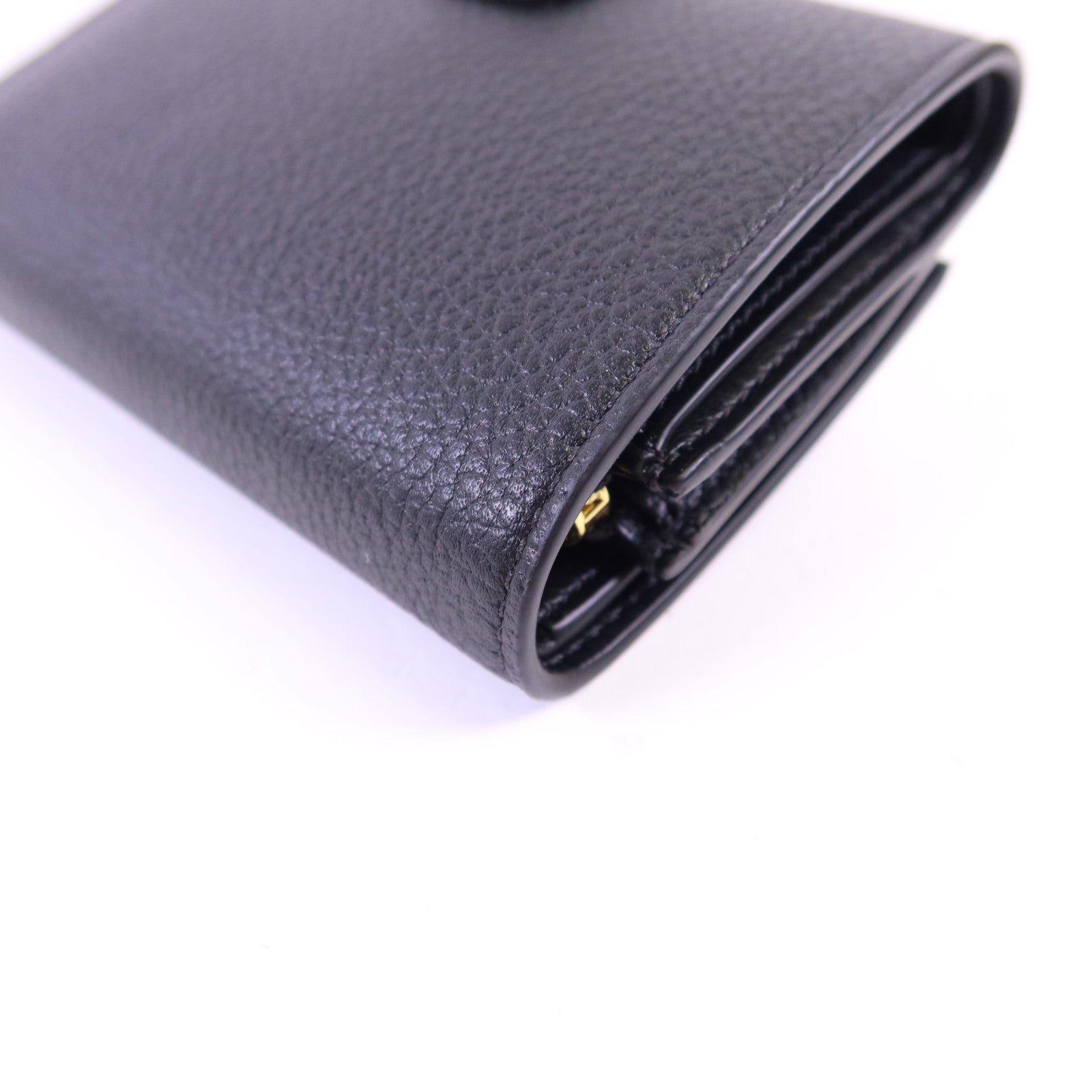 CELINE 牛皮皮革Fine Strap Wallet金扣錢包