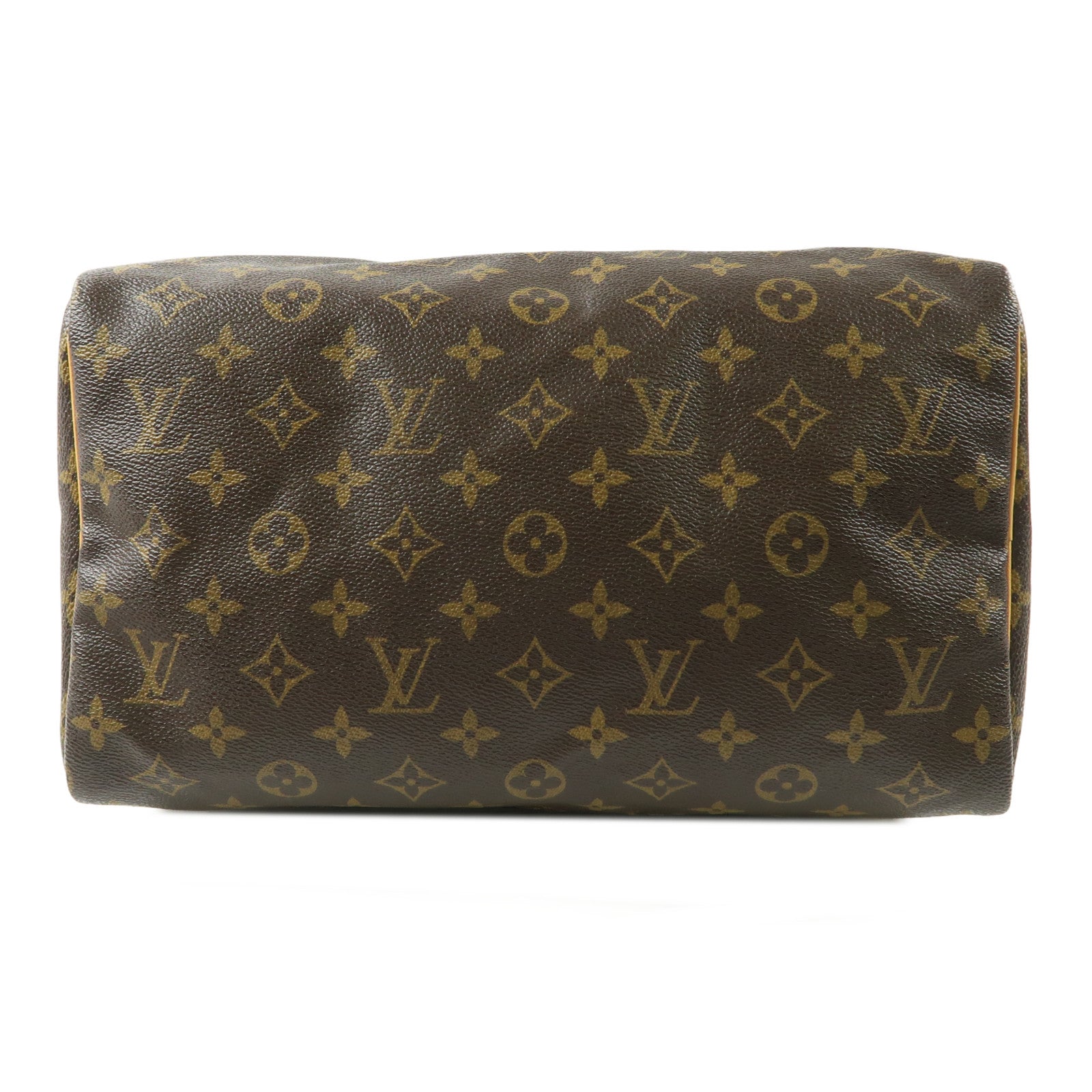 LOUIS VUITTON Monogram Speedy 30金扣手挽袋啡色