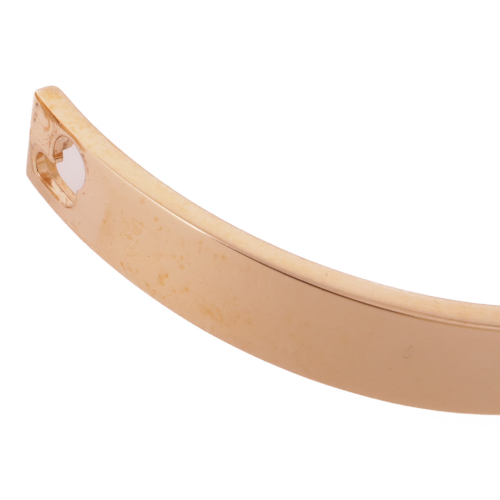 HERMES (PRICE DOWN) CDC Collier De Chien Bracelet Diamond 18K Pink Gold