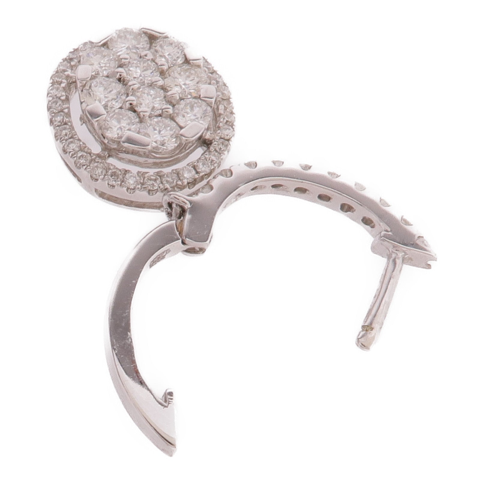 JEWELRY 18K白金Diamond Earrings鑽石耳環