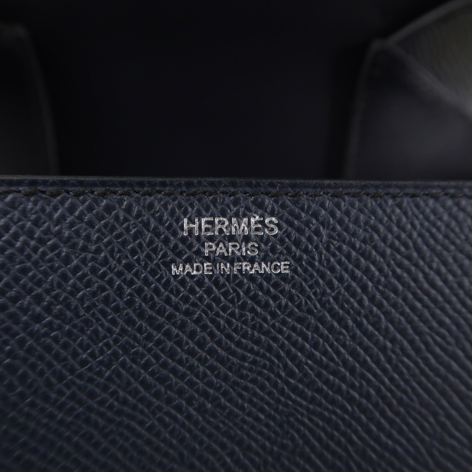 HERMES Epsom皮革Della Cavalleria Mini肩背袋Blue Nuit