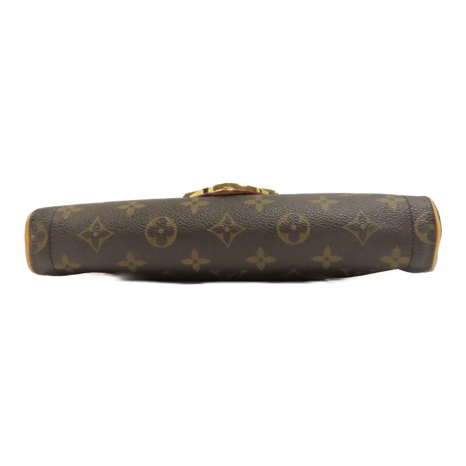 LOUIS VUITTON Monogram Pochette Beverly金扣肩背袋啡色