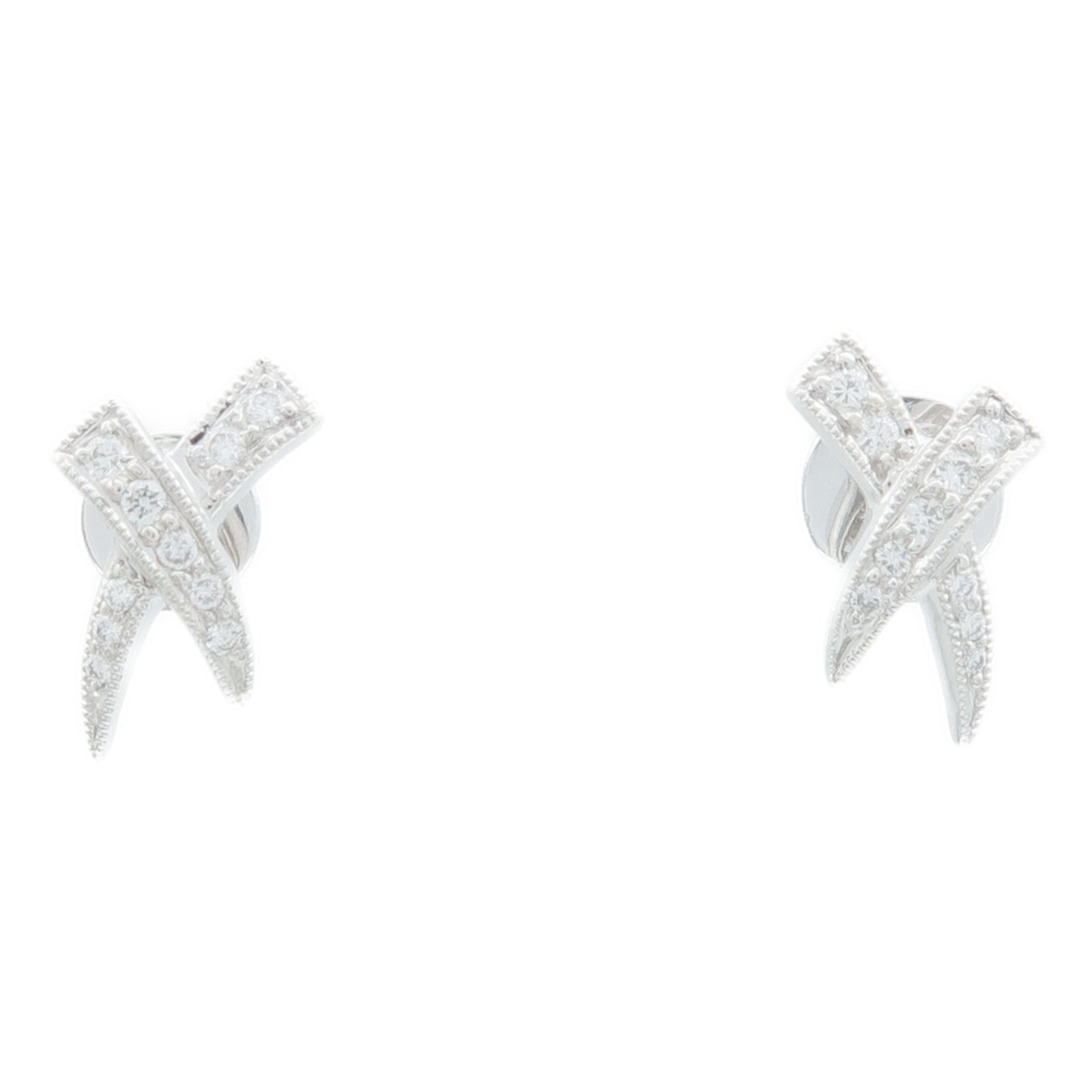 JEWELRY 18K白金Diamond Earrings鑽石耳環