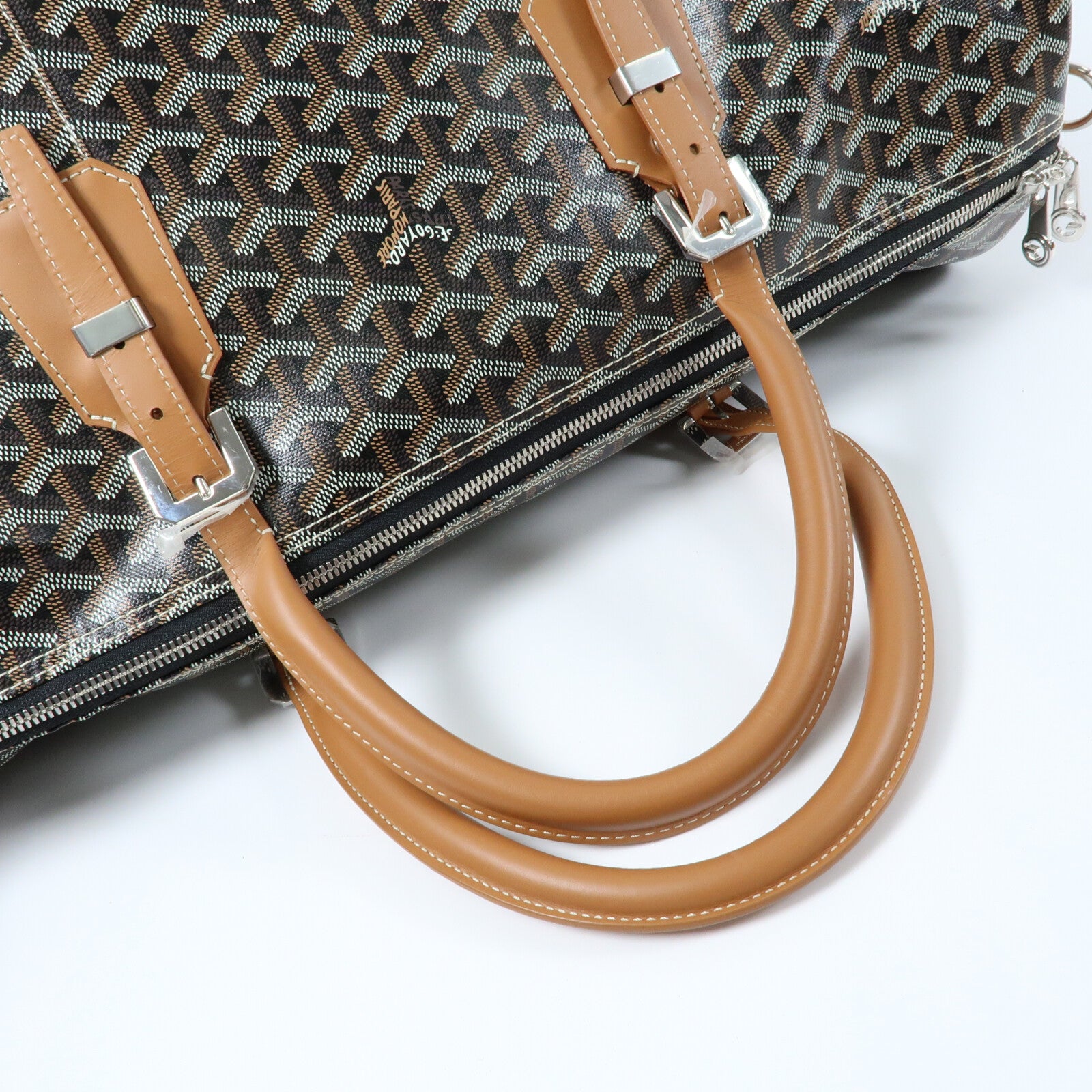 GOYARD 塗層帆布Boston 50 Bag手挽肩背兩用袋