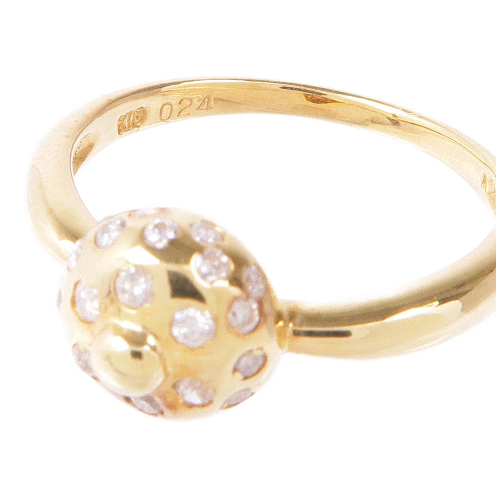 JEWELRY 【激減優惠】18K黃金Diamond Ring鑽石戒指US#6