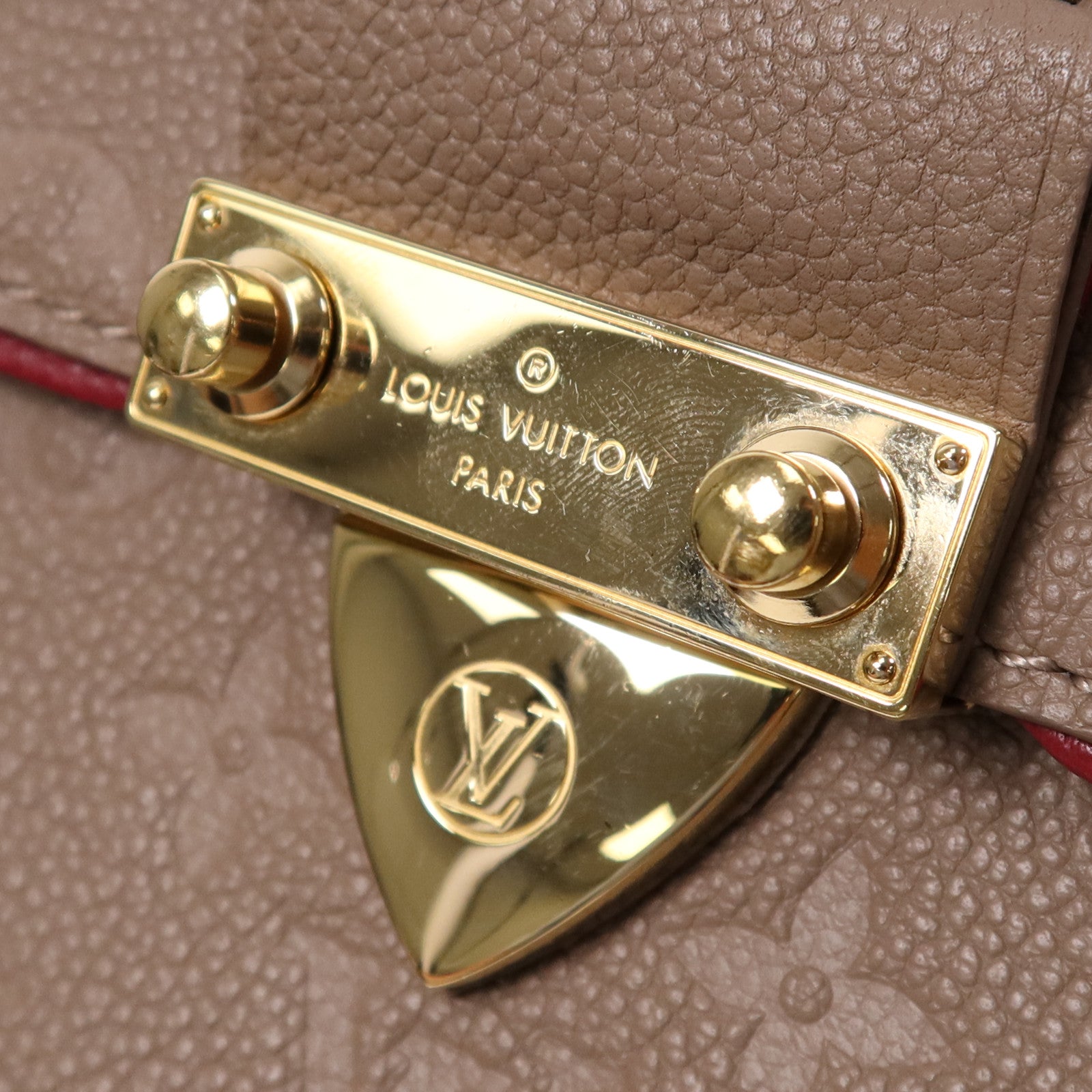 LOUIS VUITTON Monogram Empreinte Saint Sulpice金扣肩背袋