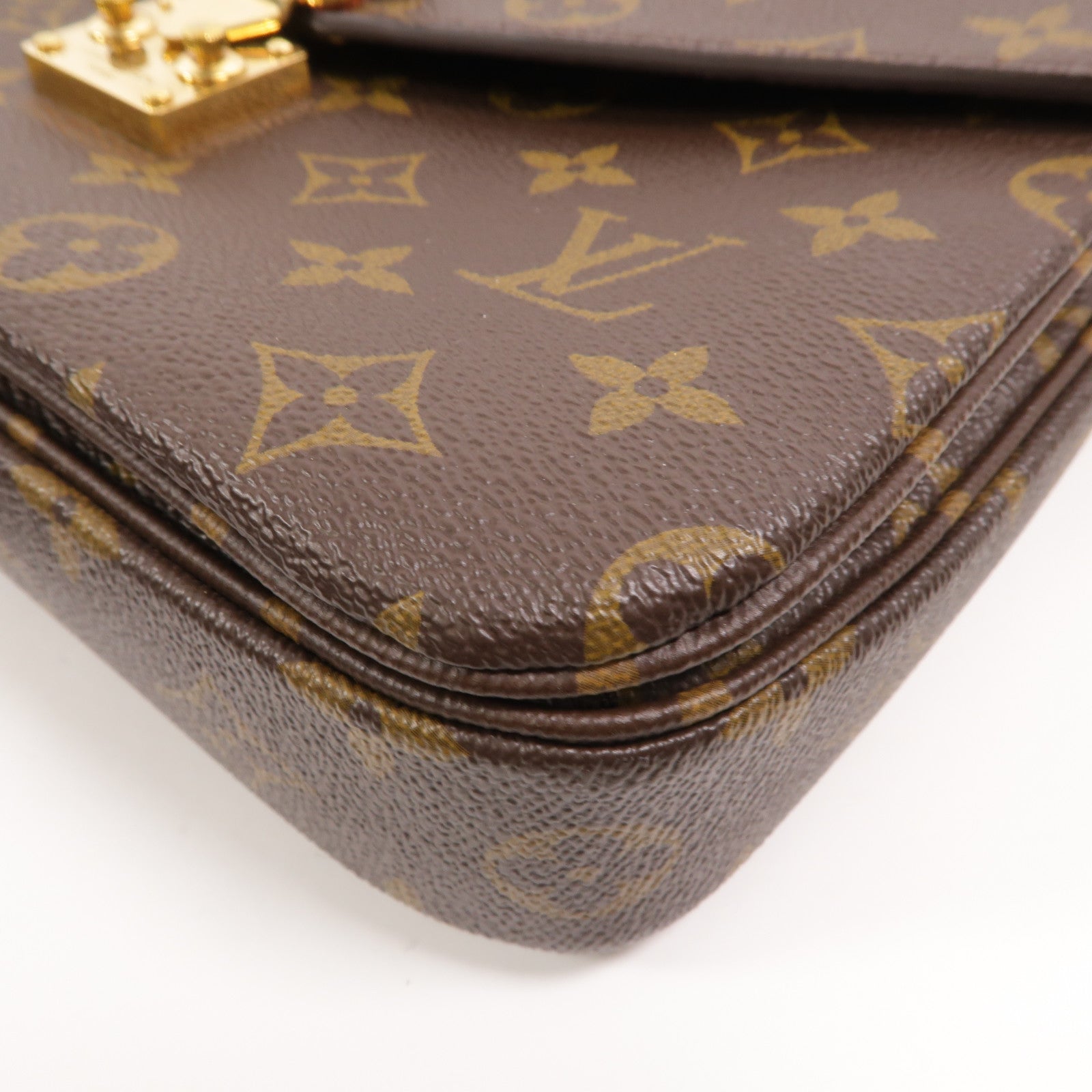 LOUIS VUITTON Monogram Pochette Metis MM金扣手挽肩背兩用袋