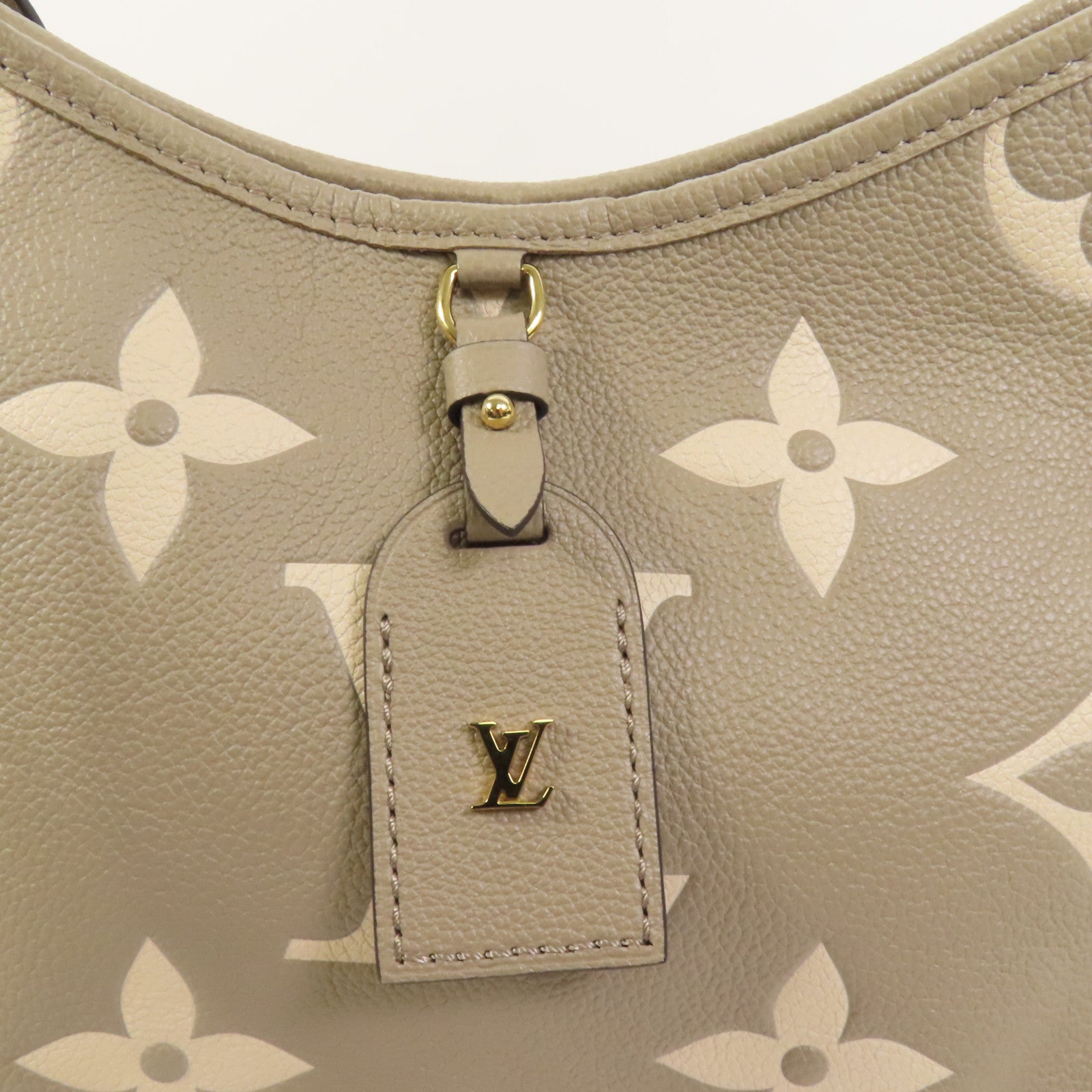 LOUIS VUITTON Monogram Empreinte Carryall PM金扣肩背袋