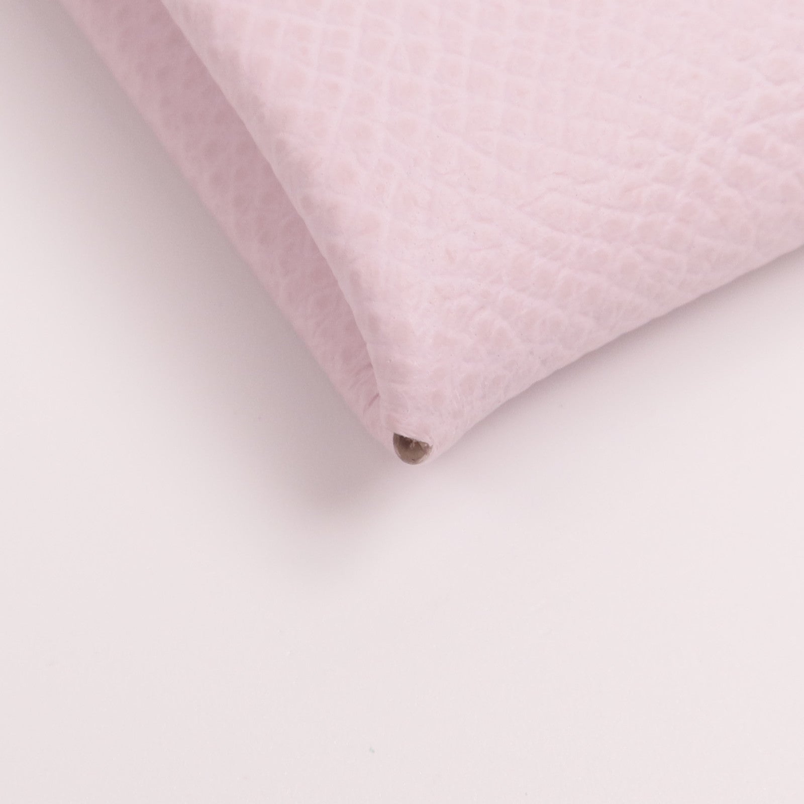 HERMES Epsom皮革Calvi Card Holder卡片套Mauve Pale