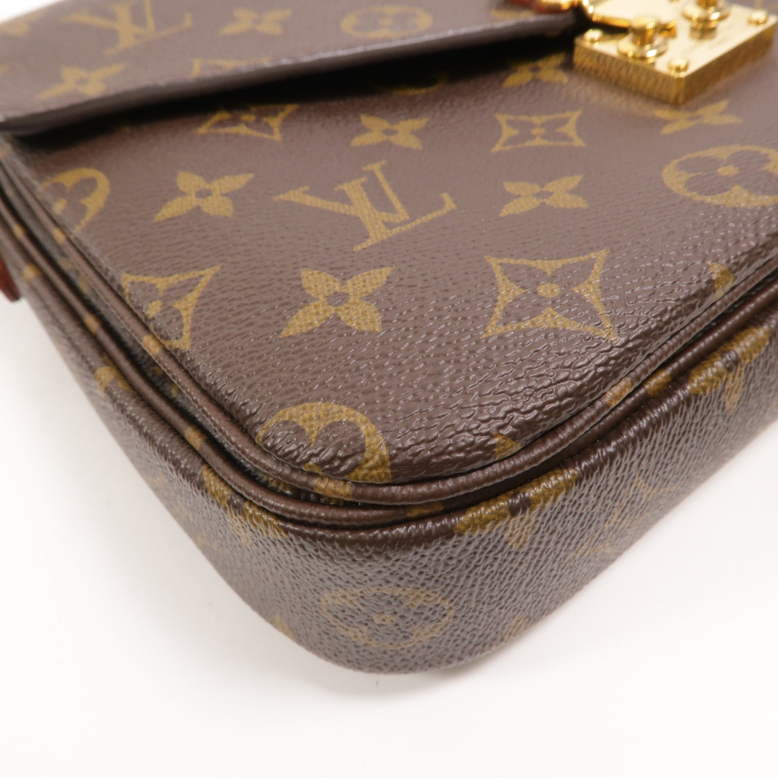 LOUIS VUITTON Monogram Pochette Metis MM金扣手挽肩背兩用袋