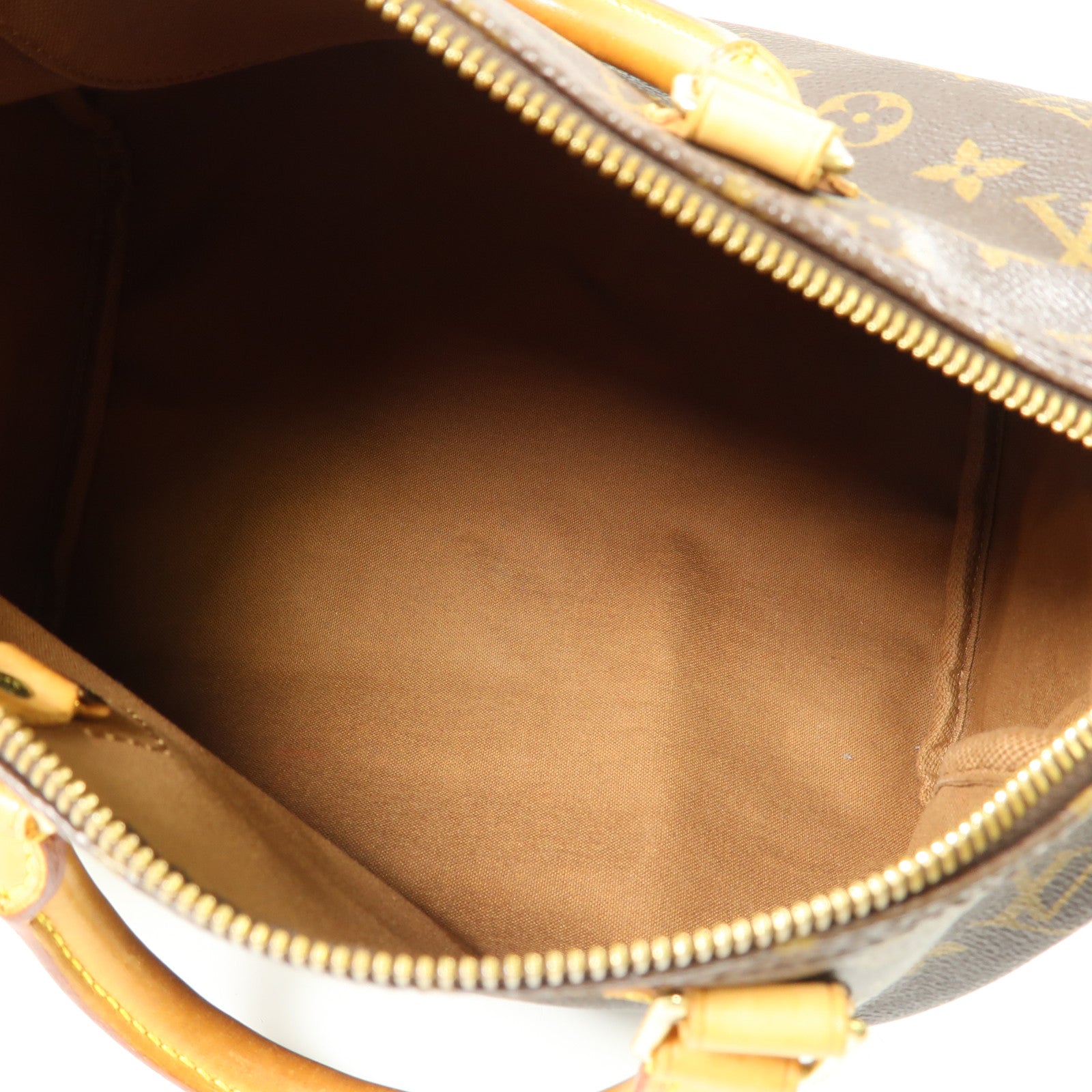 LOUIS VUITTON Monogram Speedy 30金扣手挽袋啡色