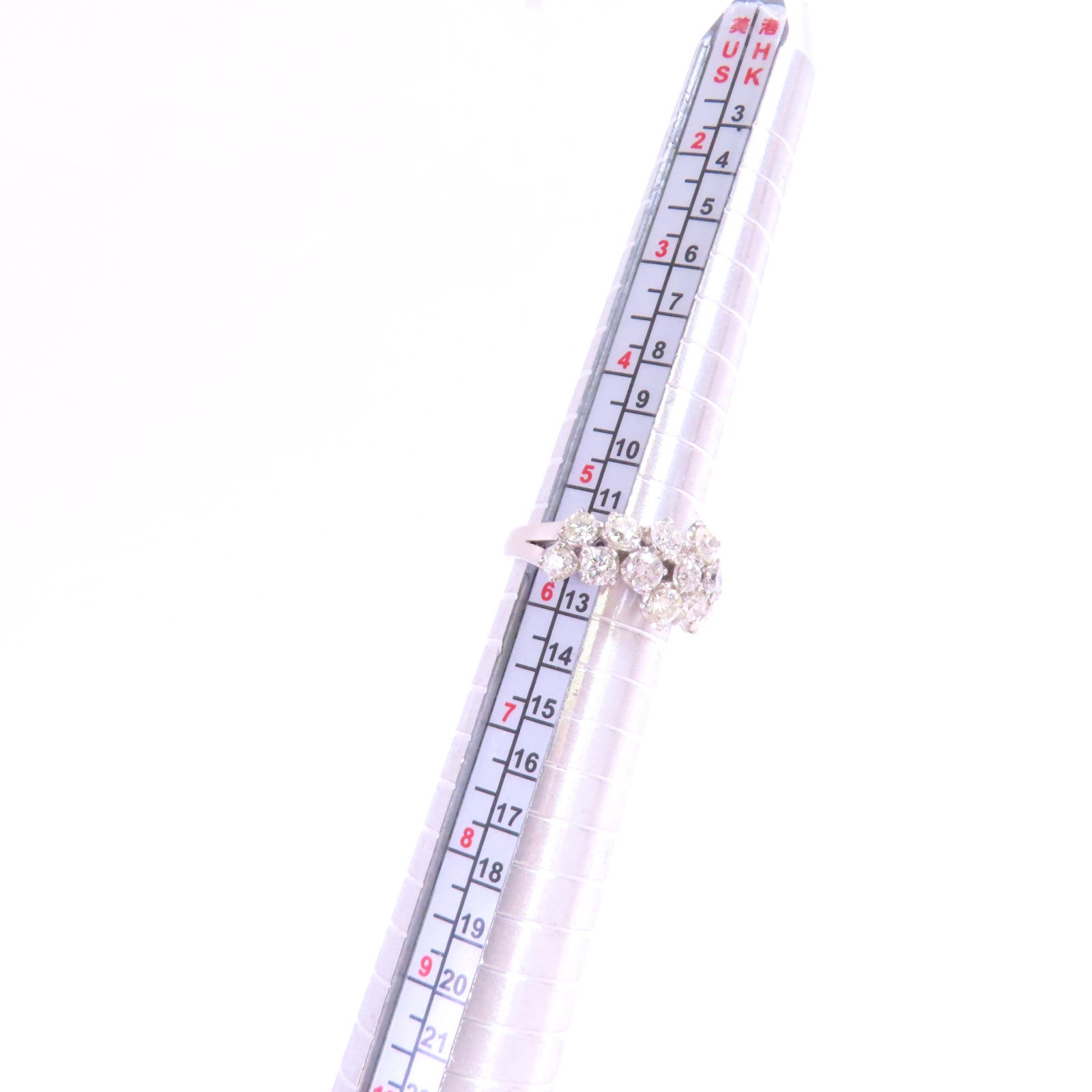 JEWELRY 【激減優惠】PT900鉑金/鑽石Diamond Ring戒指US#6.5