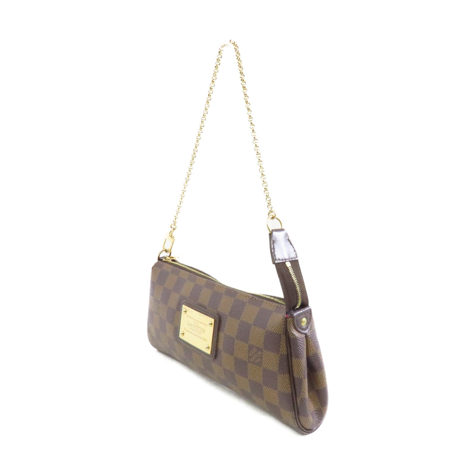 LOUIS VUITTON 【激減優惠】Damier Eva金扣手挽肩背兩用袋棕色