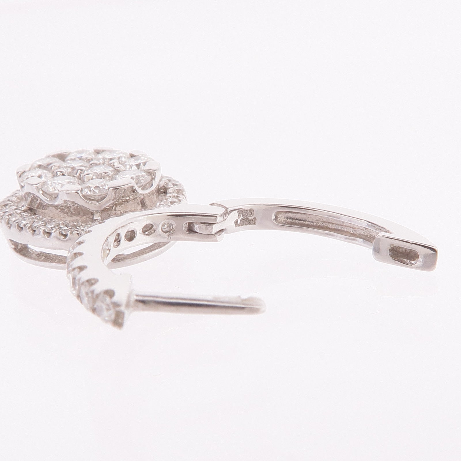 JEWELRY 18K白金Diamond Earrings鑽石耳環