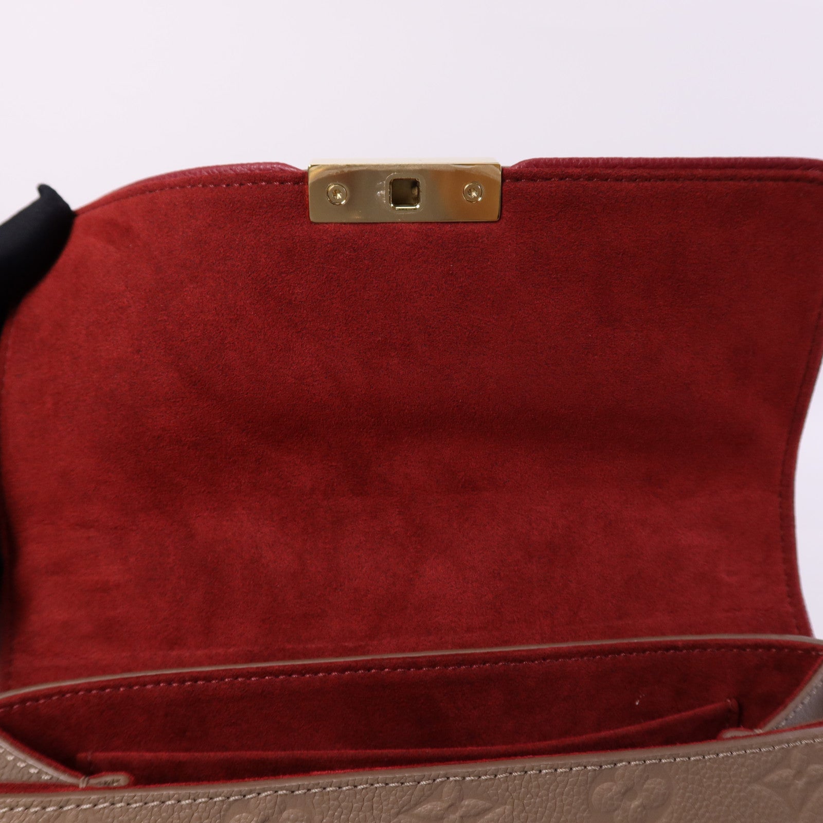 LOUIS VUITTON Monogram Empreinte Saint Sulpice金扣肩背袋