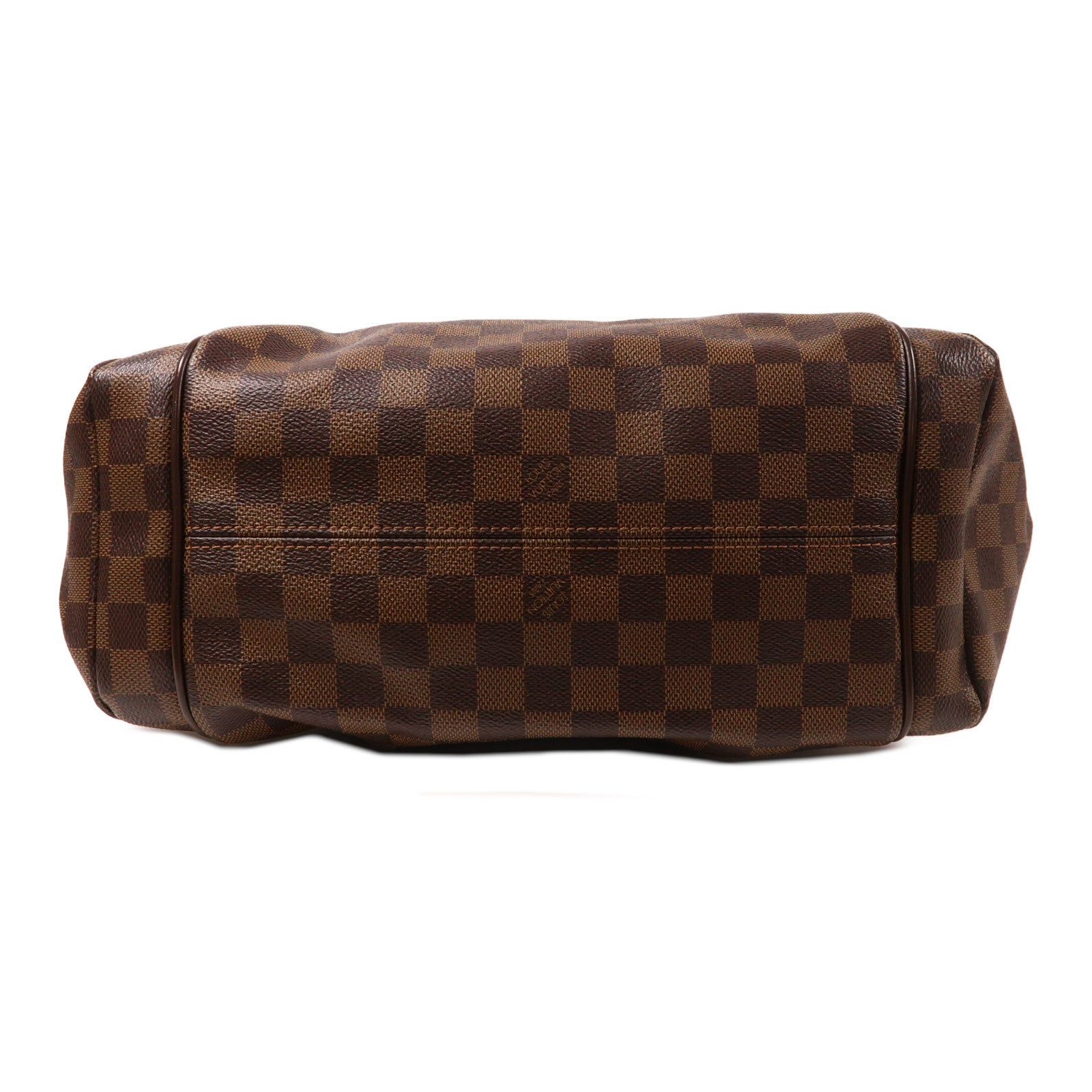 LOUIS VUITTON Damier Ebene Totally MM金扣肩背袋棕色