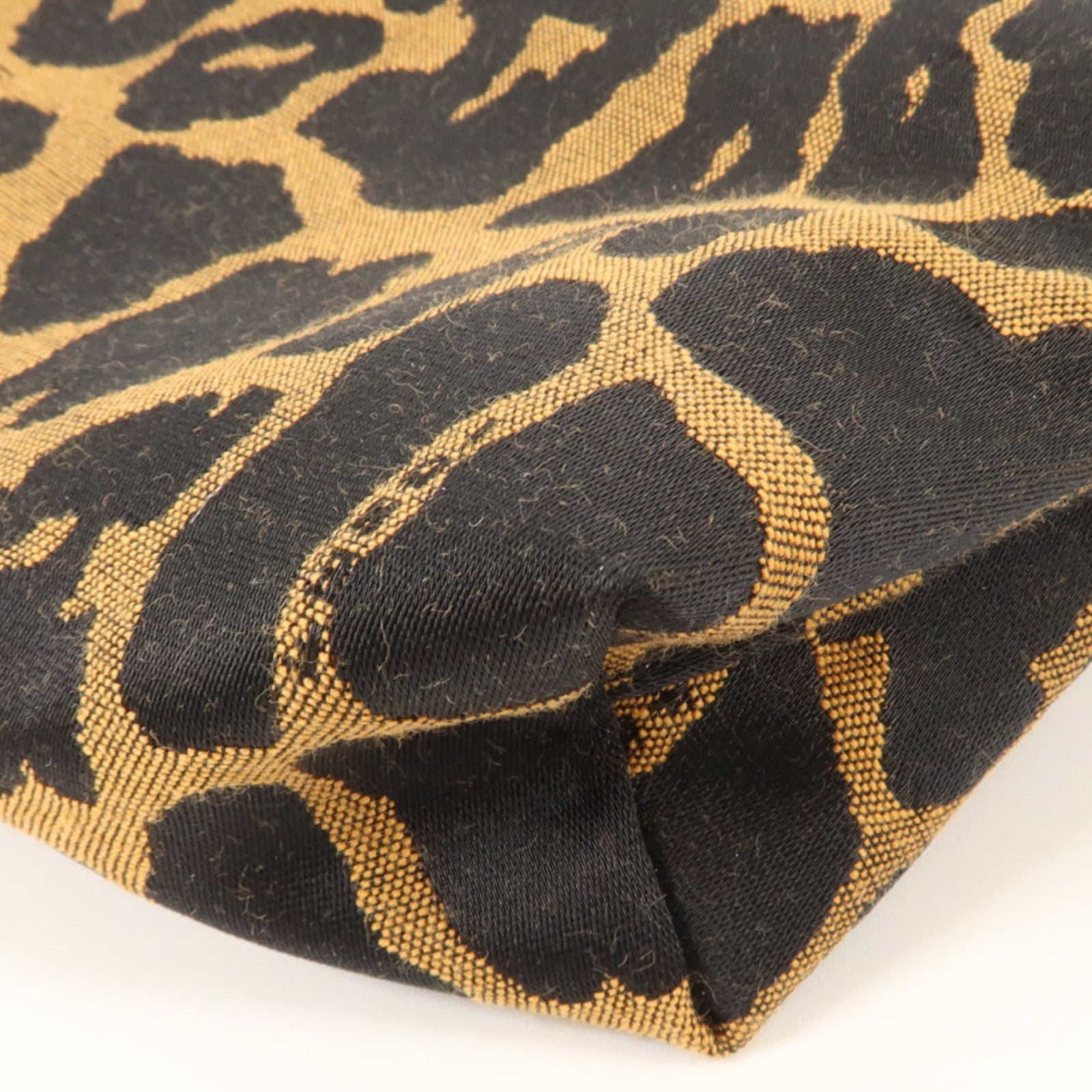 FENDI 帆布Vintage Cosmetic Pouch金扣小袋
