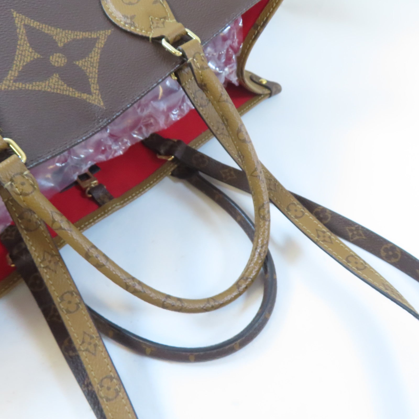 LOUIS VUITTON (PRICE DOWN) LV GHW OnTheGo GM 2 Way Shoulder Tote Bag M45320 Monogram Reverse