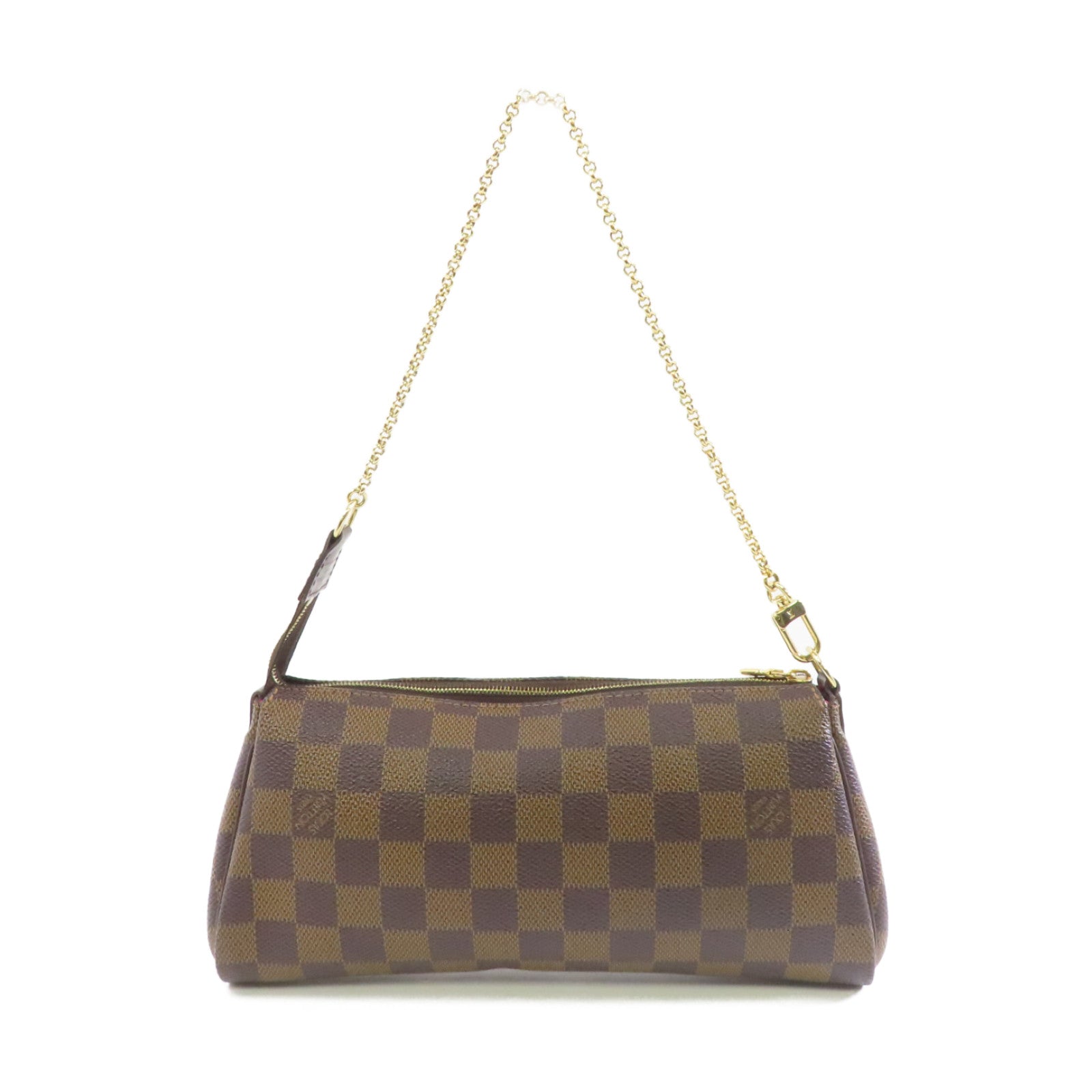 LOUIS VUITTON 【激減優惠】Damier Eva金扣手挽肩背兩用袋棕色
