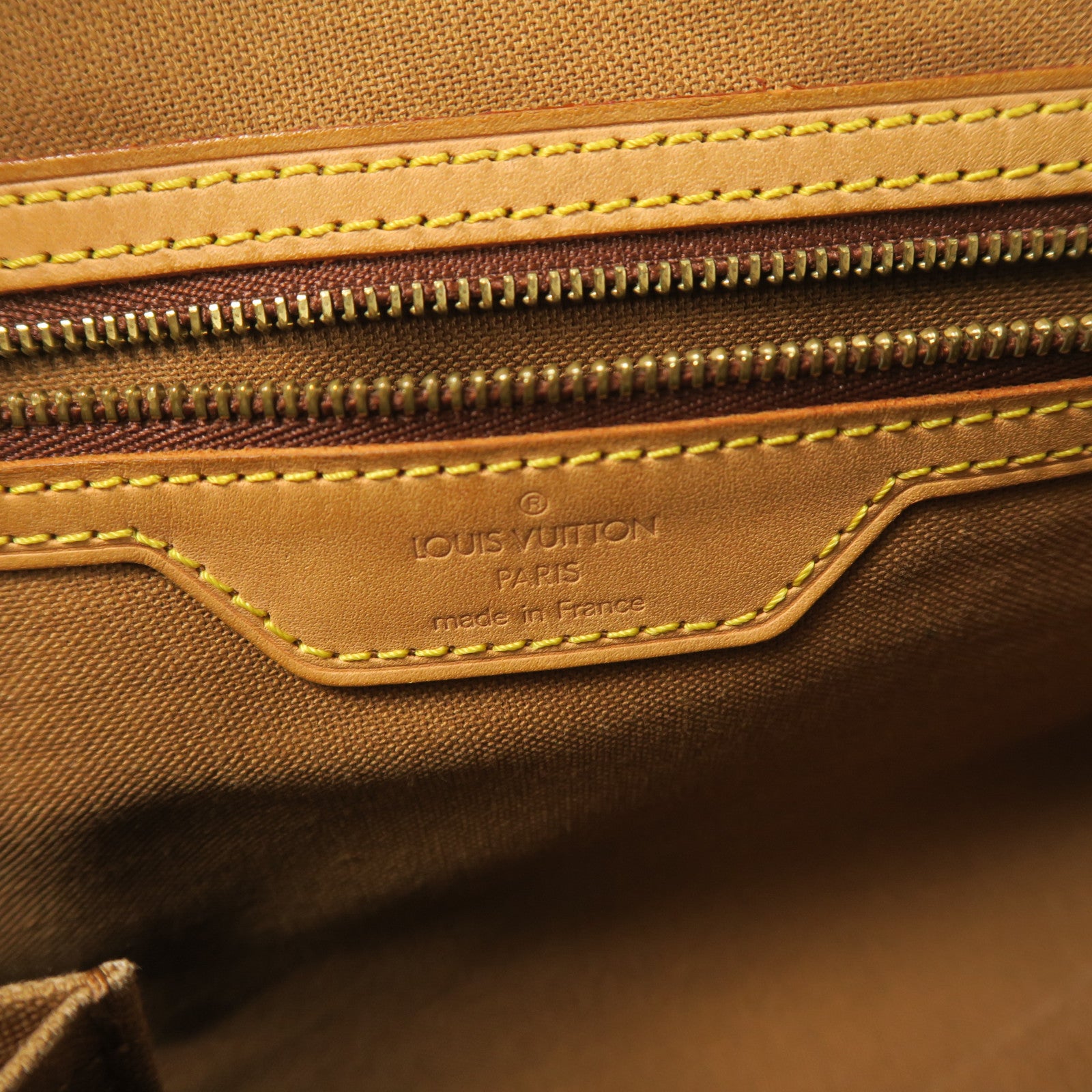 LOUIS VUITTON Monogram Cabas Alto金扣肩背袋