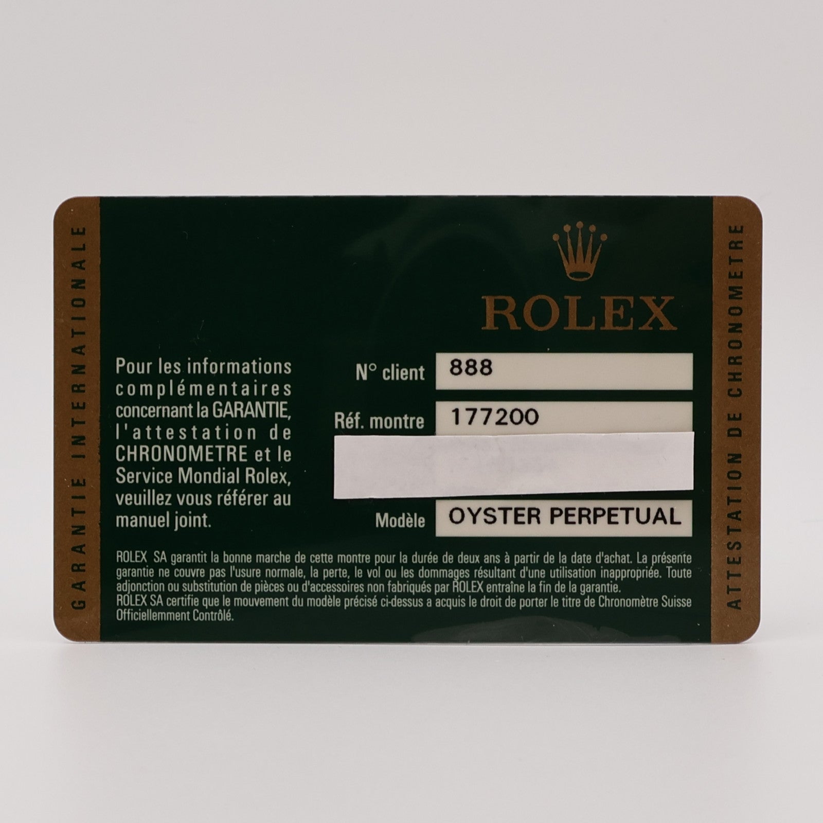 ROLEX Oyster Perpetual 177200