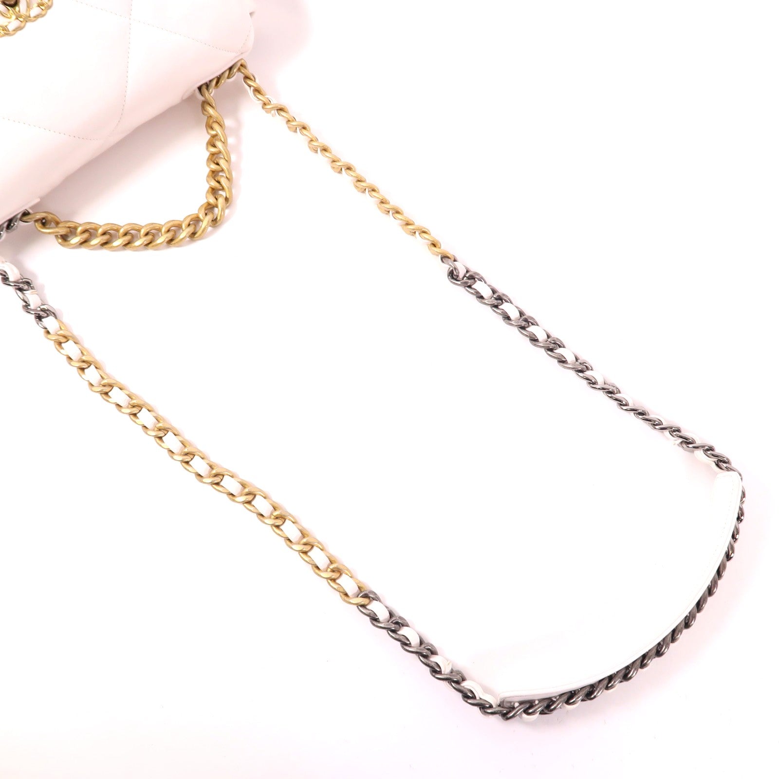 CHANEL 羊皮皮革Chanel 19手挽肩背兩用袋