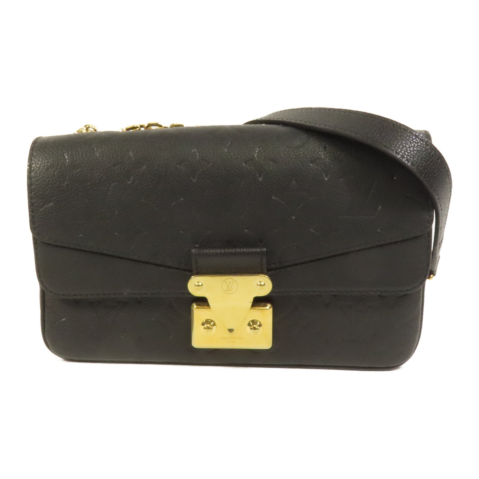 LOUIS VUITTON Momogram Empreinte Marceau金扣肩背袋