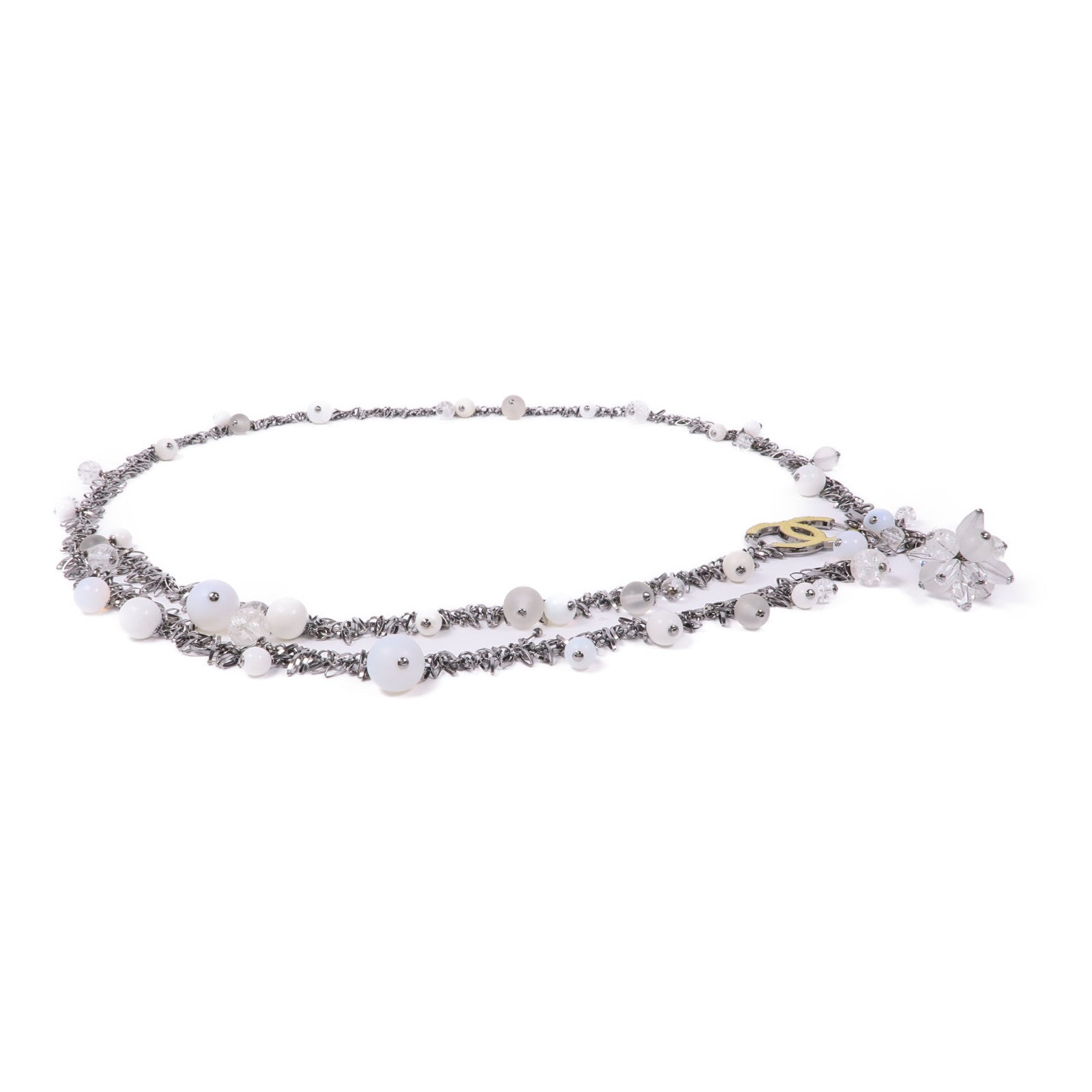CHANEL 【激減優惠】金屬/PVC CC Logo Chain Belt腰帶