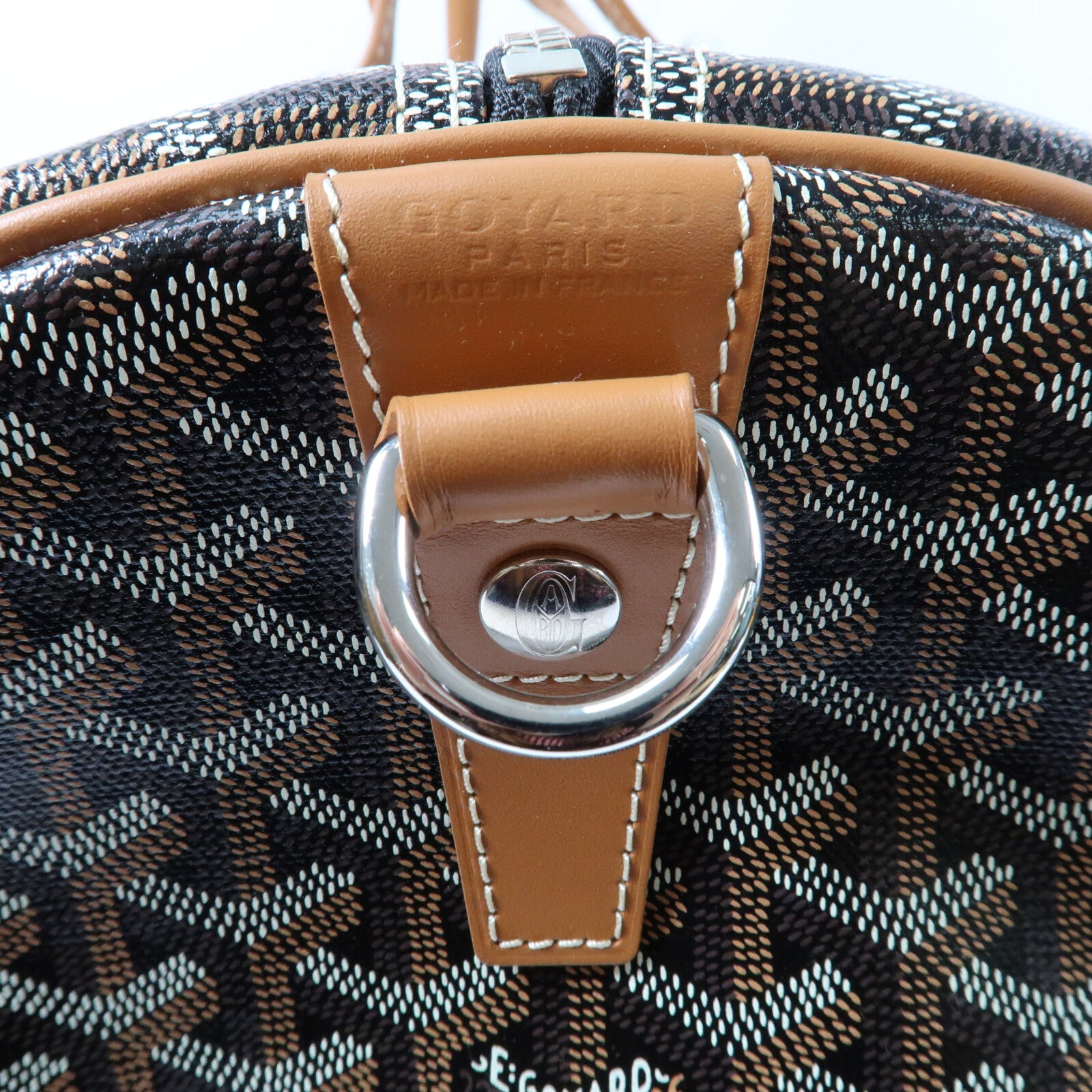 GOYARD 塗層帆布Boston 50 Bag手挽肩背兩用袋
