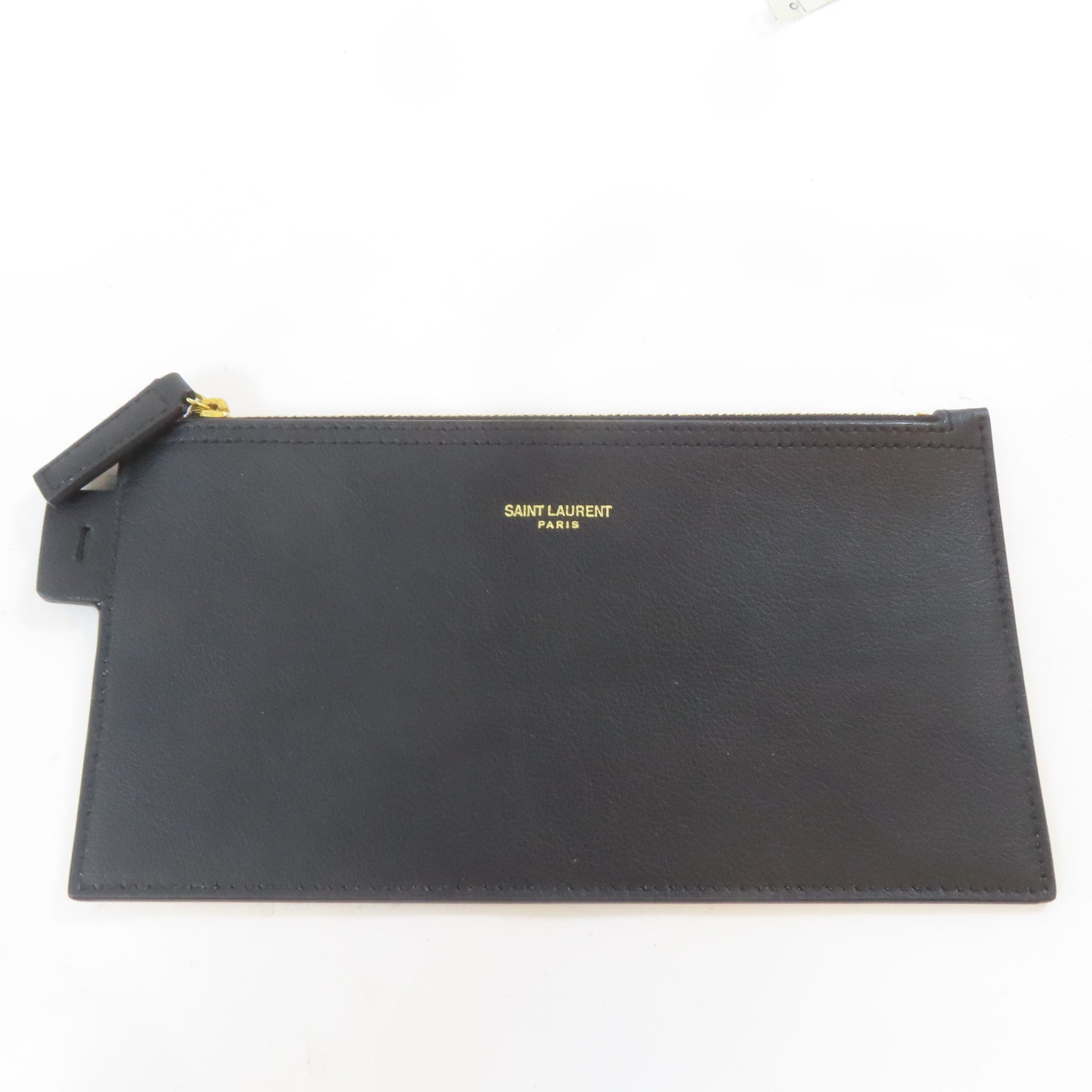 SAINT LAURENT 牛皮皮革Shopping Saint Laurent Tote Bag金扣手挽袋黑色