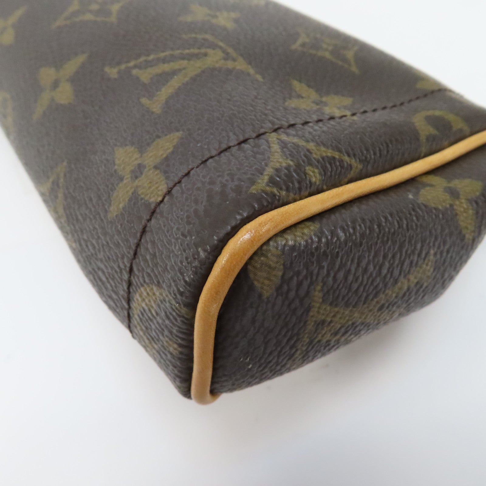 LOUIS VUITTON Monogram Pochette Beverly金扣肩背袋啡色