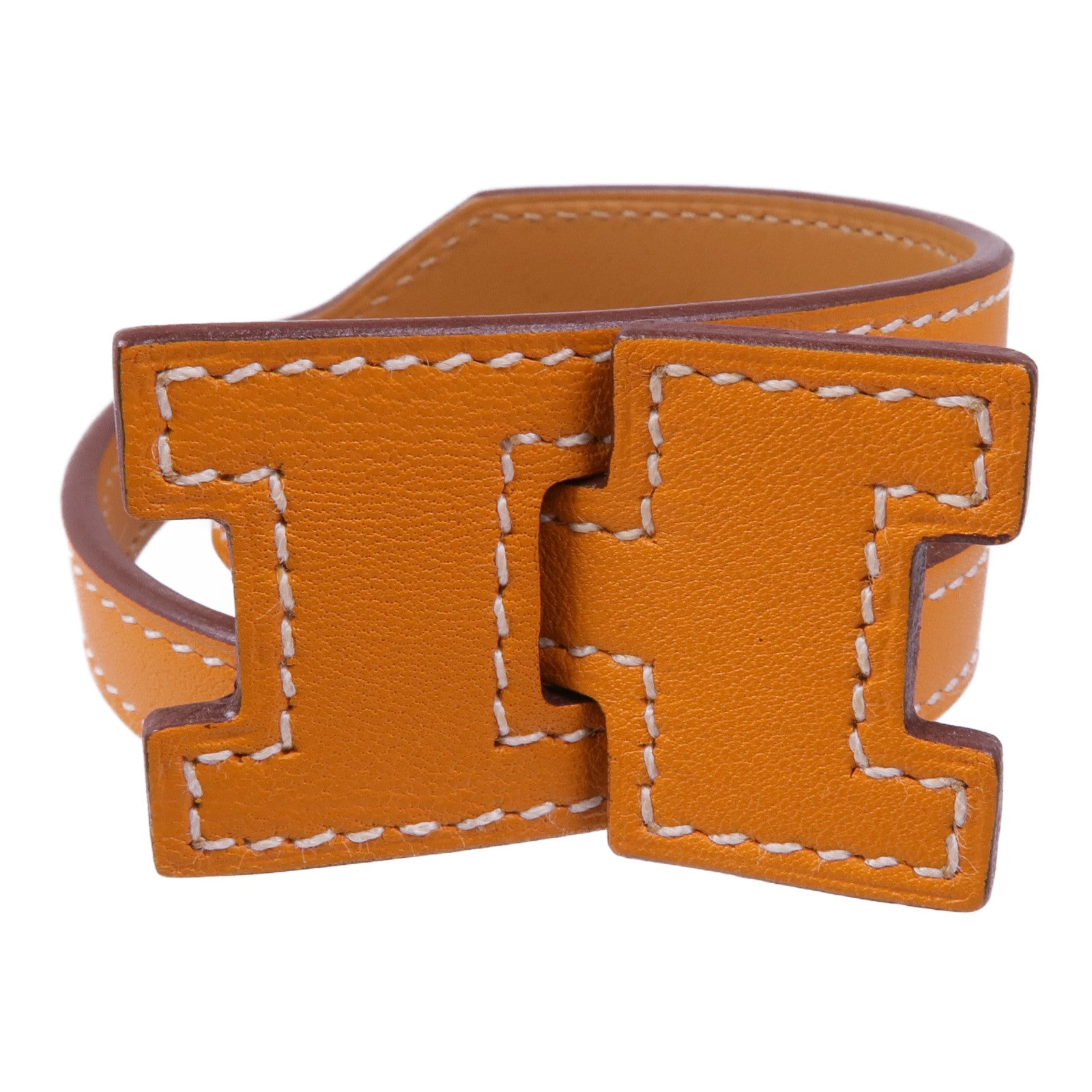 HERMES Swift皮革Double Tour Wrap手帶