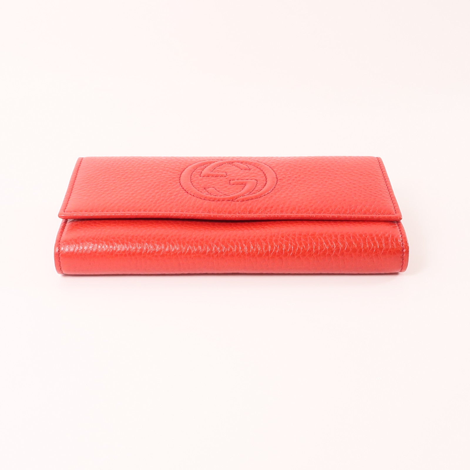 GUCCI 牛皮皮革Long Wallet長錢包紅色