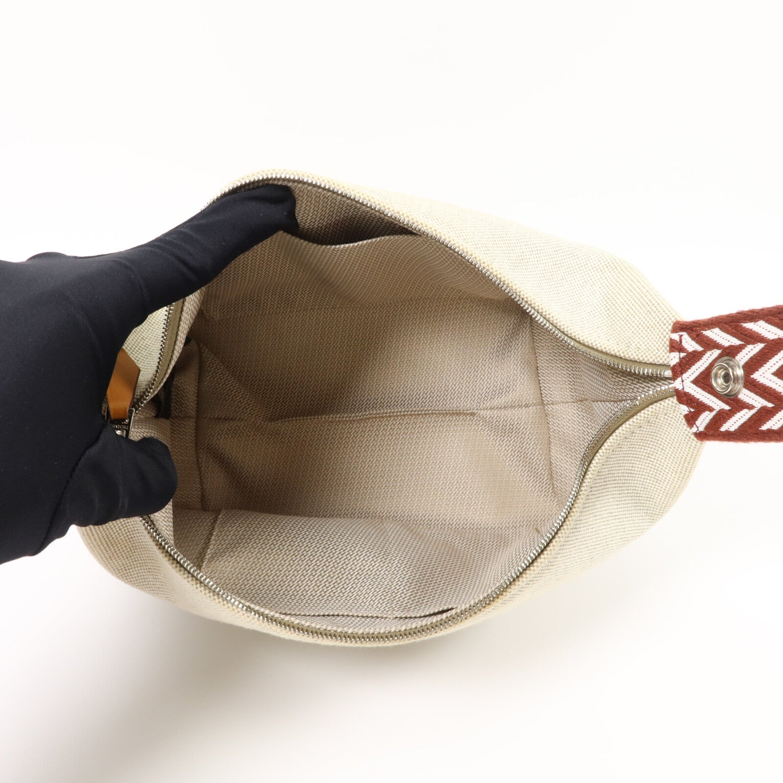 HERMES 帆布Bride a Brac PM手挽袋