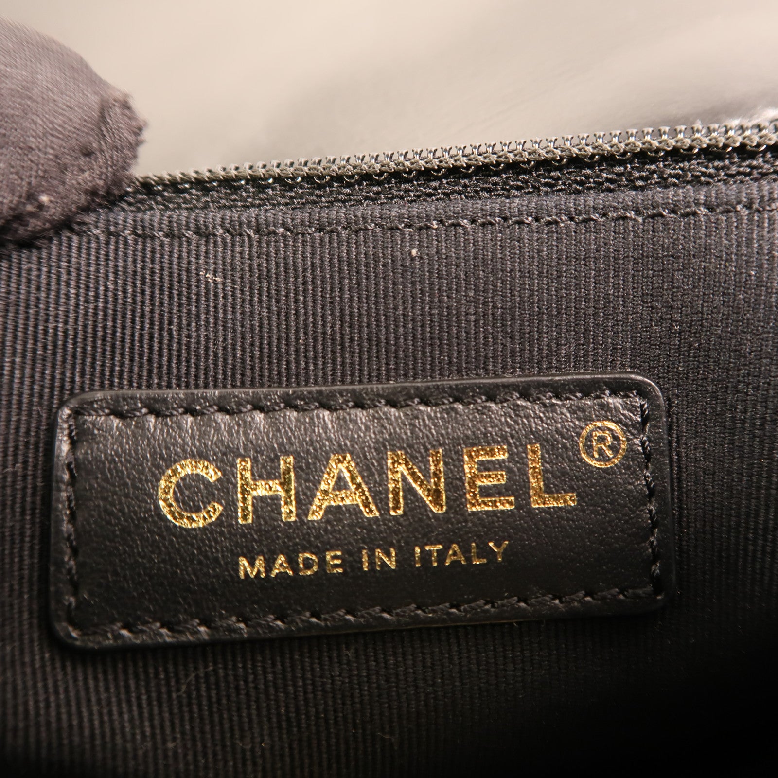 CHANEL 羊皮皮革Flap Bag金扣鏈帶肩背袋