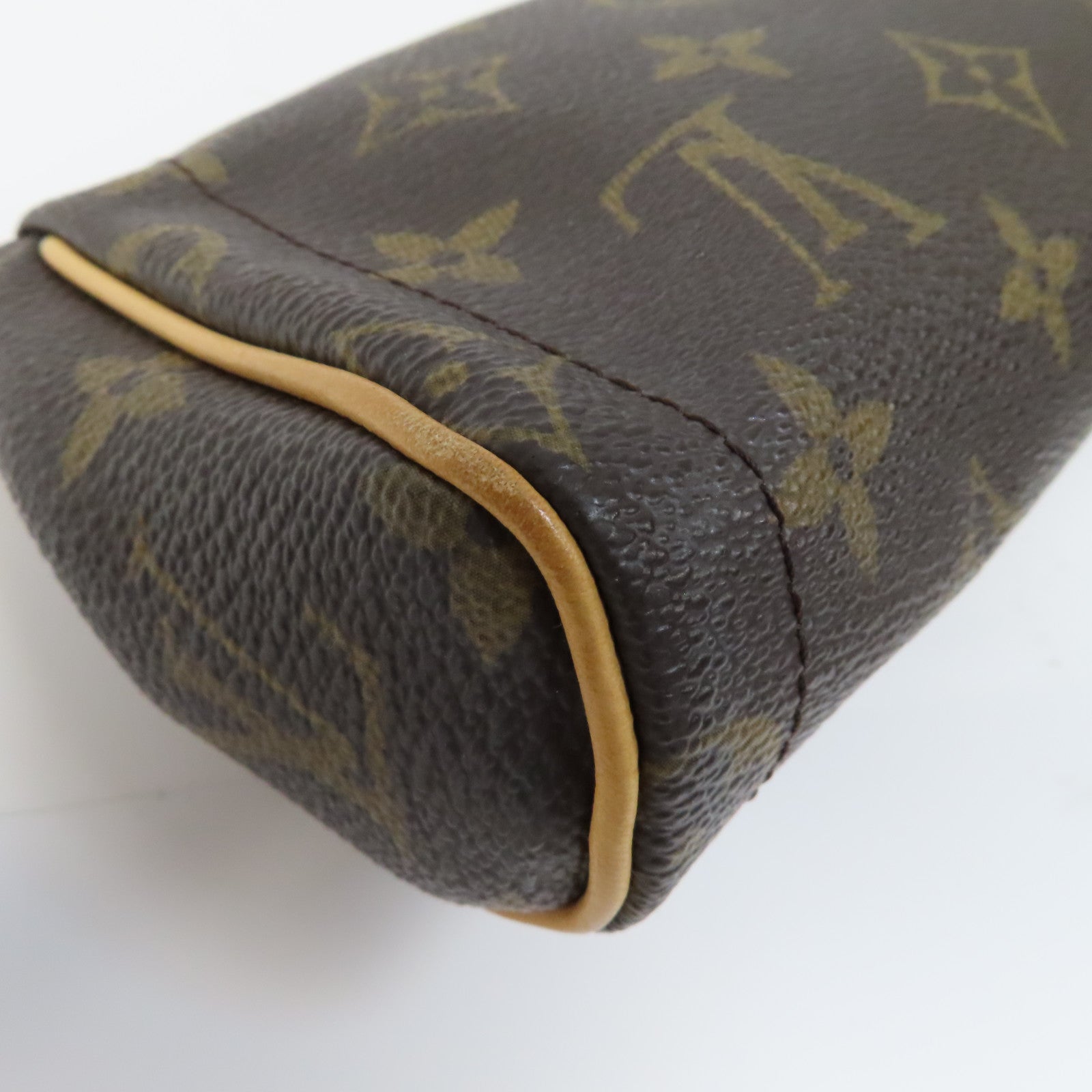 LOUIS VUITTON Monogram Pochette Beverly金扣肩背袋啡色