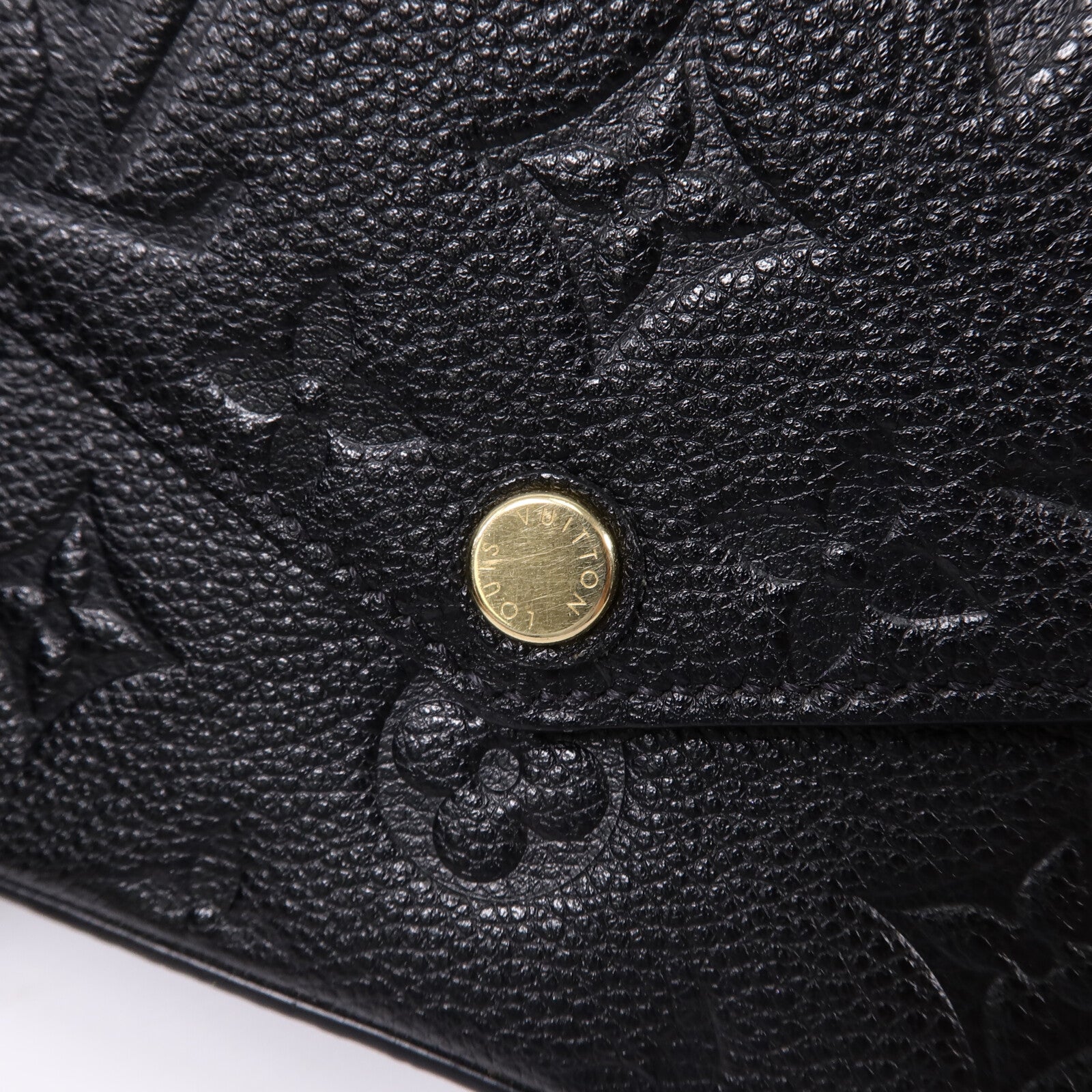 LOUIS VUITTON Monogram Empreinte Felicie Pochette鏈帶肩背袋