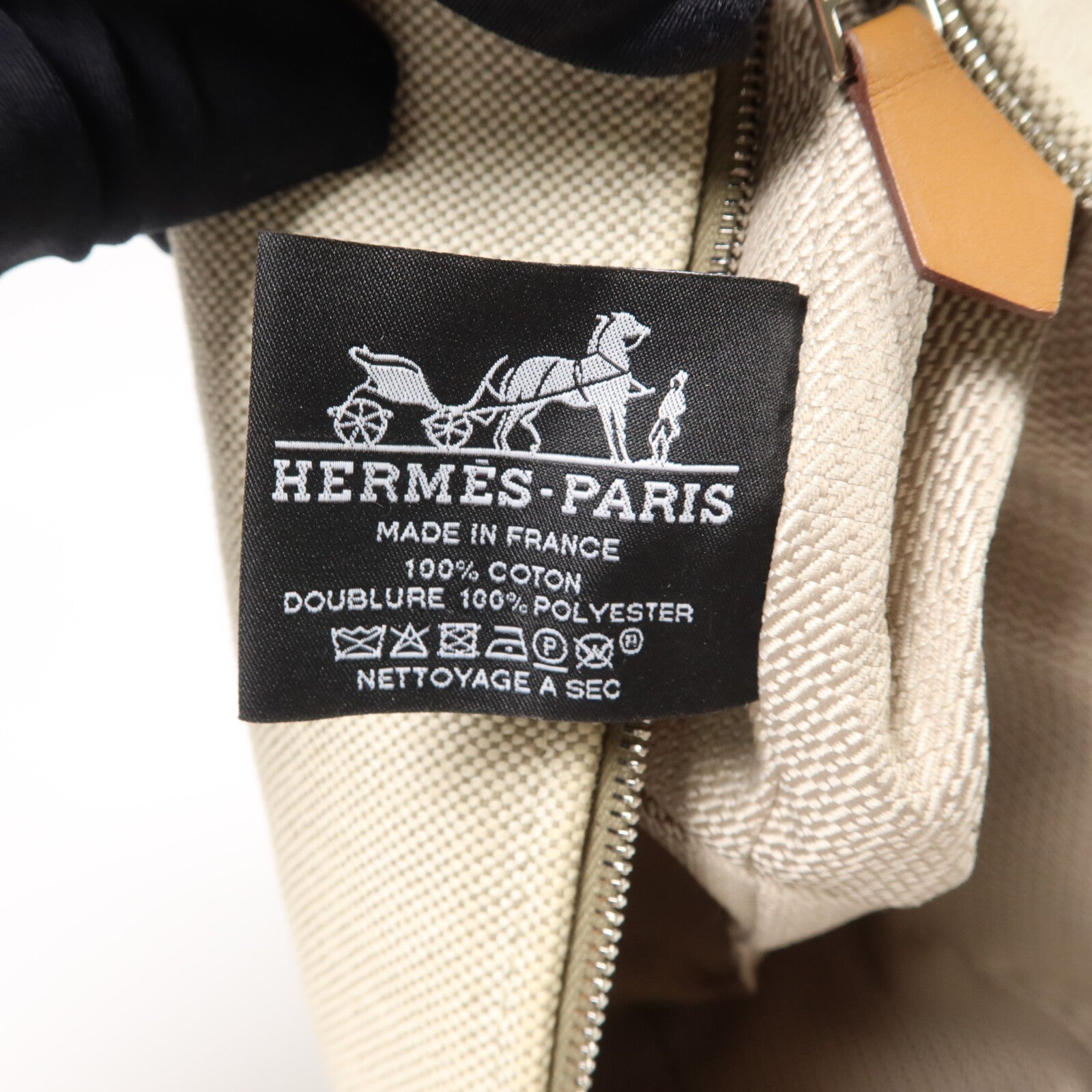 HERMES 帆布Bride a Brac PM手挽袋