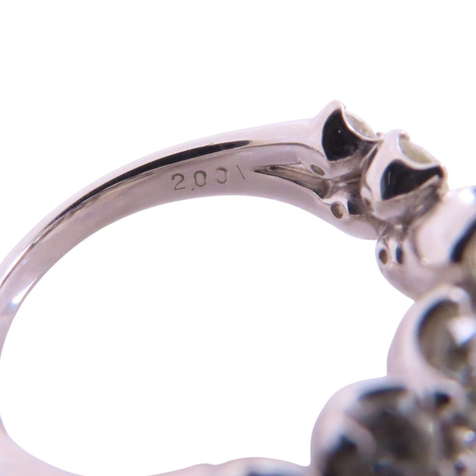 JEWELRY 【激減優惠】PT900鉑金/鑽石Diamond Ring戒指US#6.5