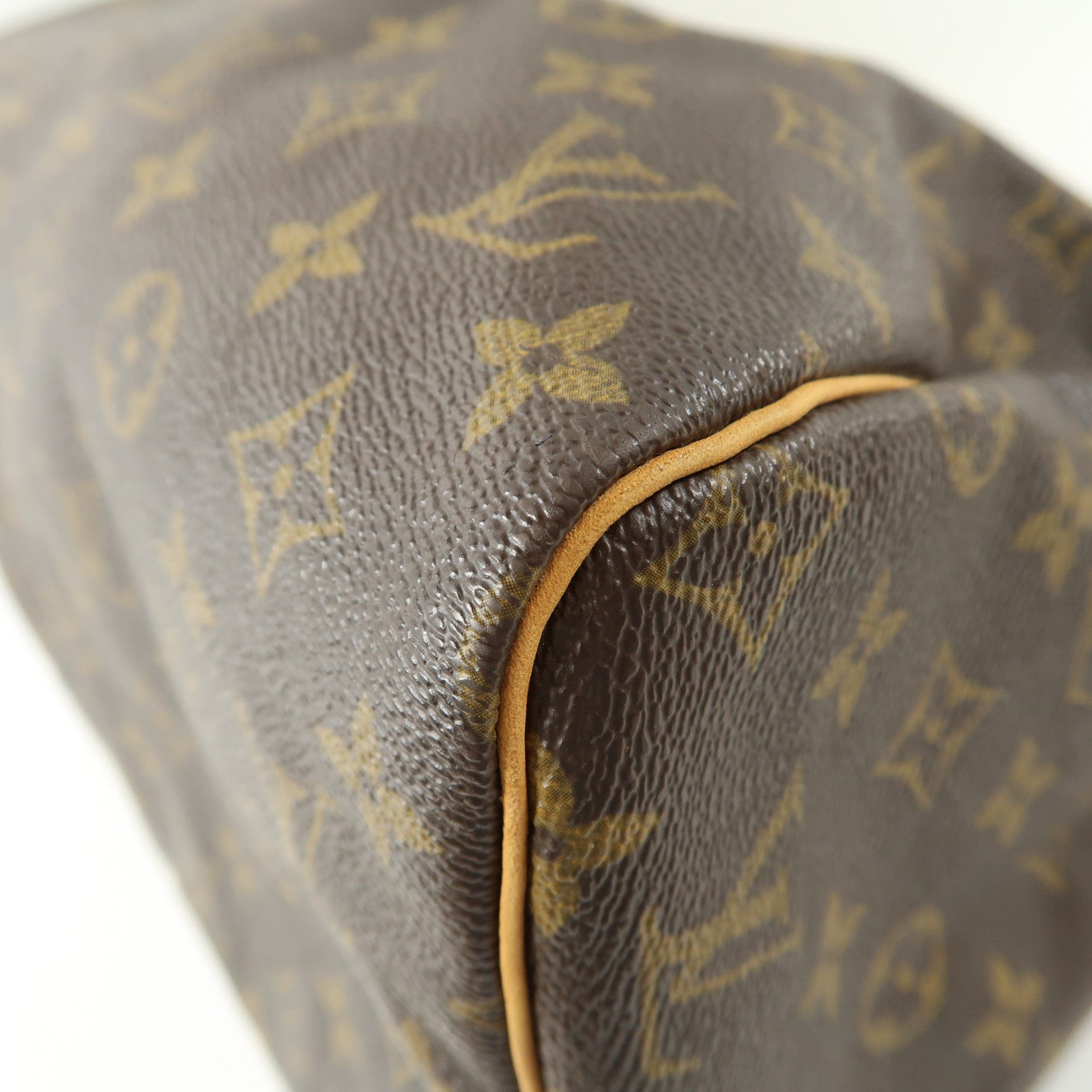LOUIS VUITTON Monogram Speedy 30金扣手挽袋啡色
