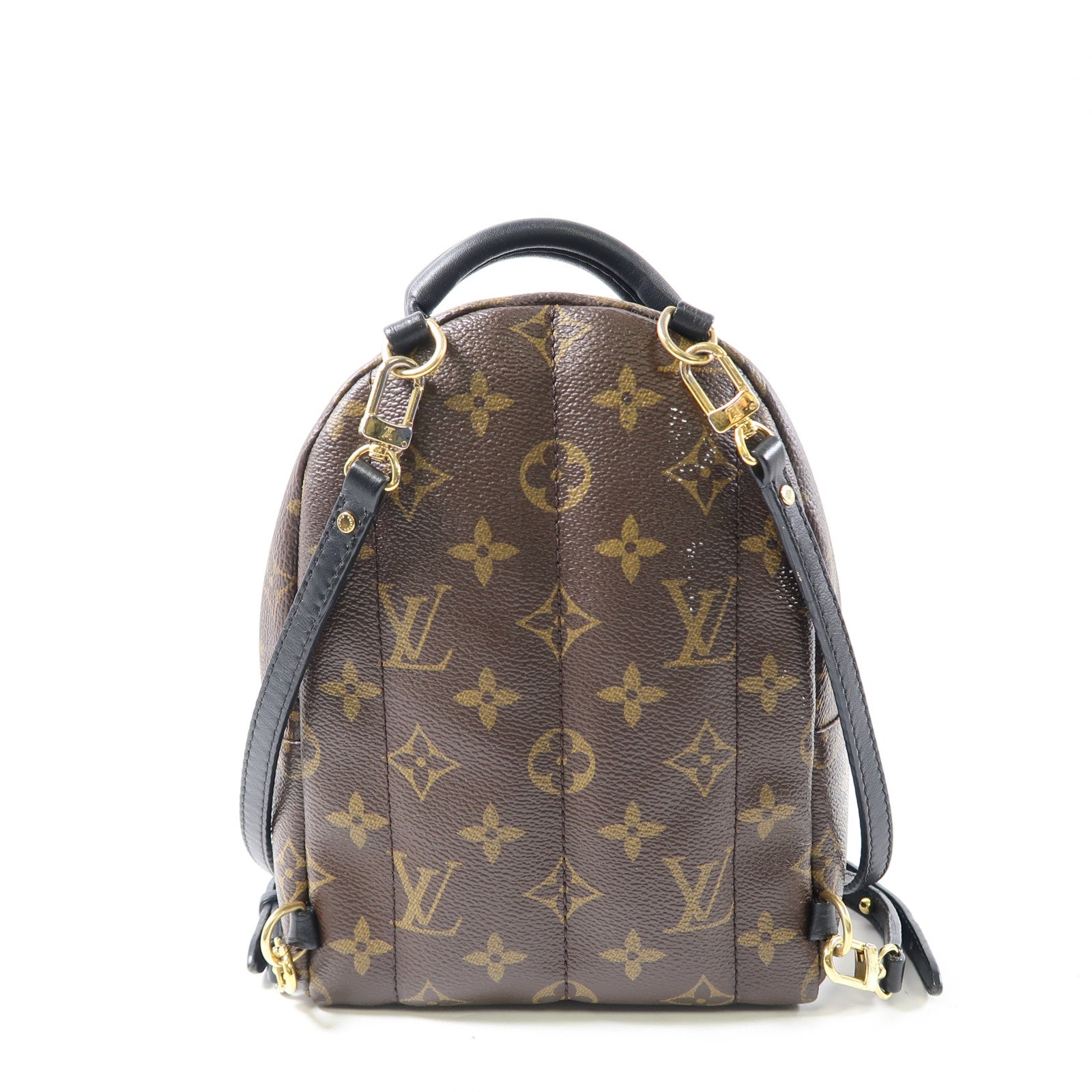 LOUIS VUITTON Monogram Palm Springs Mini金扣背包啡色
