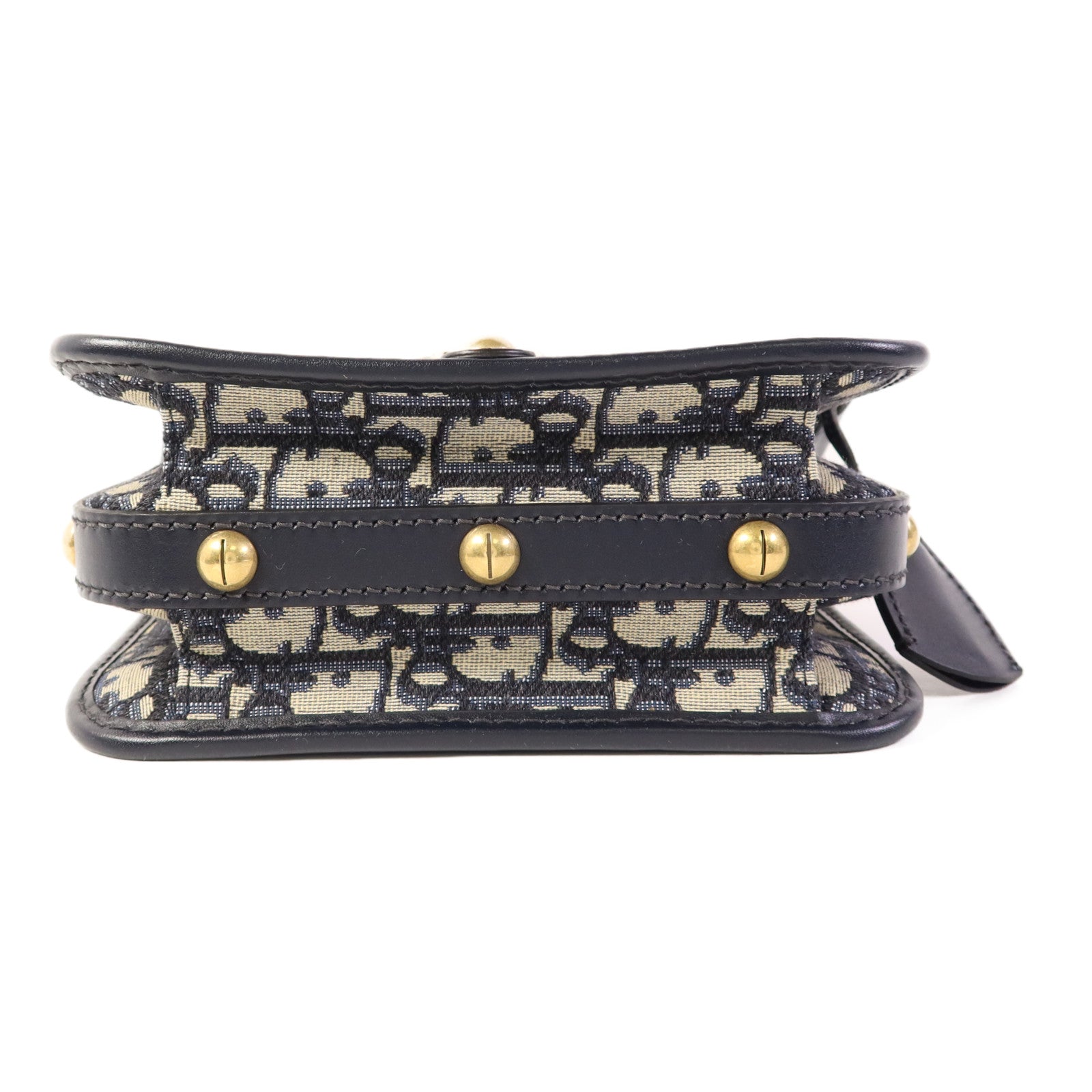 Dior 帆布Shoulder Bag金扣肩背袋